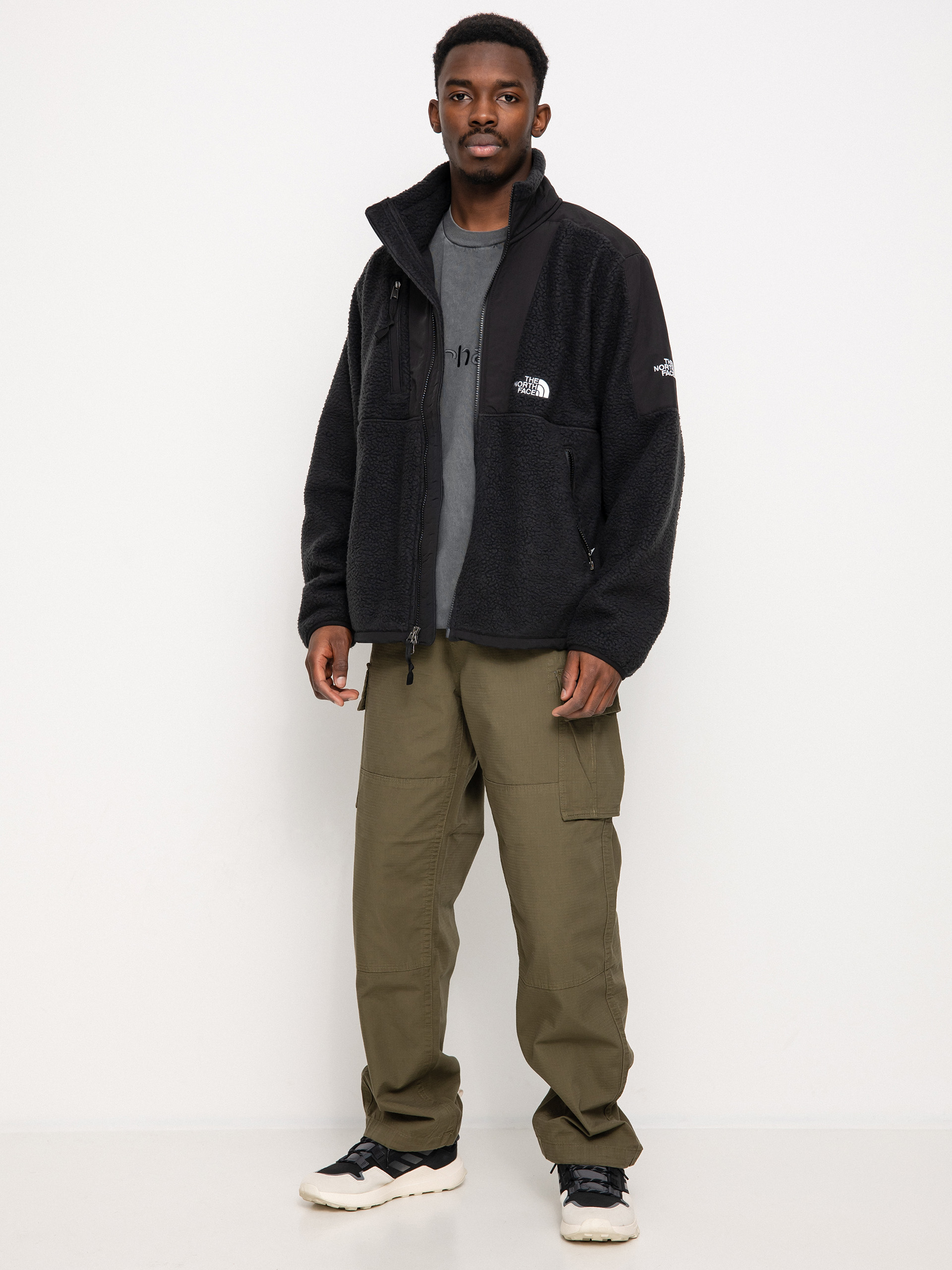Mens The North Face 94 Sherpa Denali Fleece  (tnf black)
