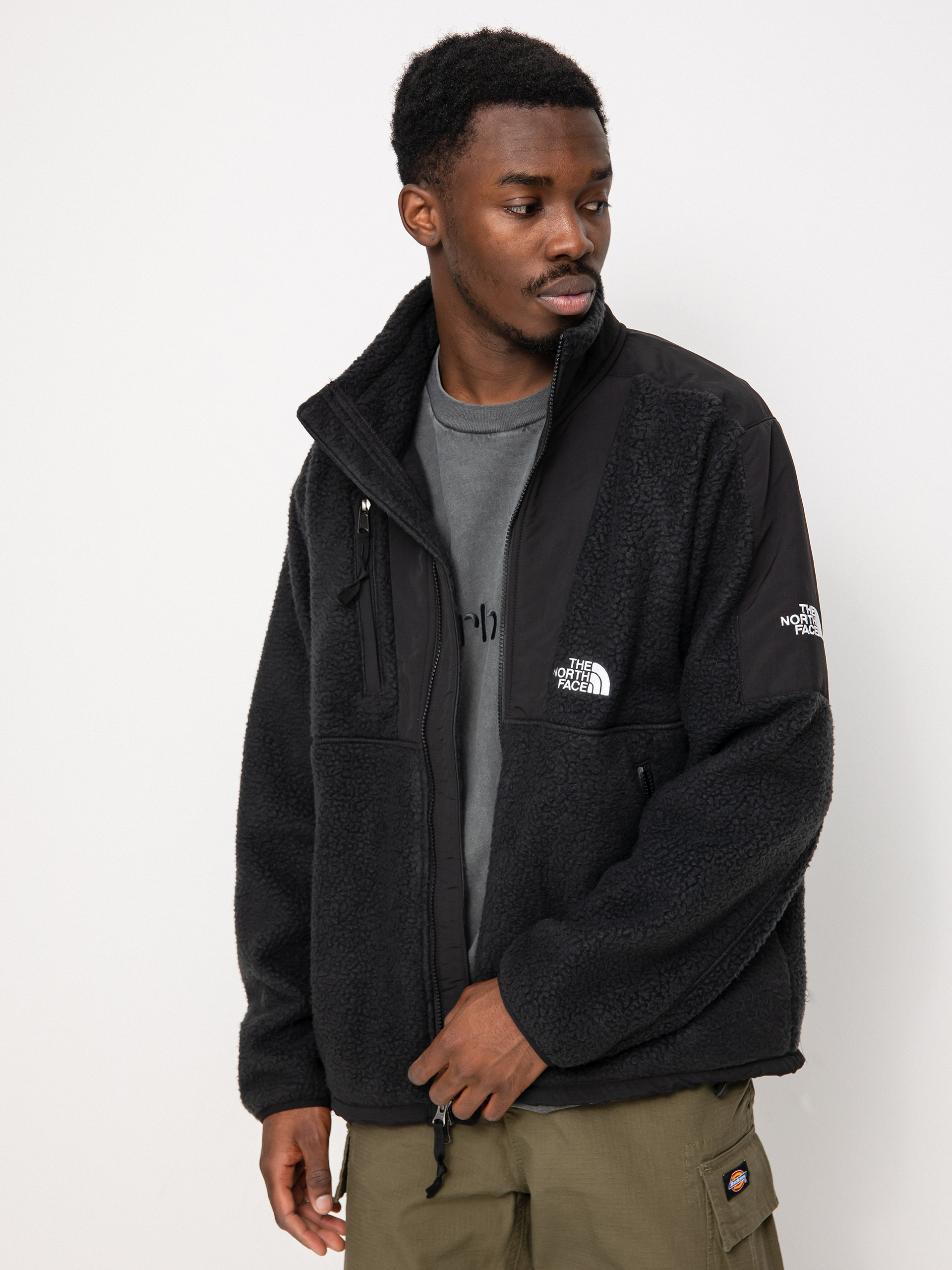 Mens The North Face 94 Sherpa Denali Fleece  (tnf black)