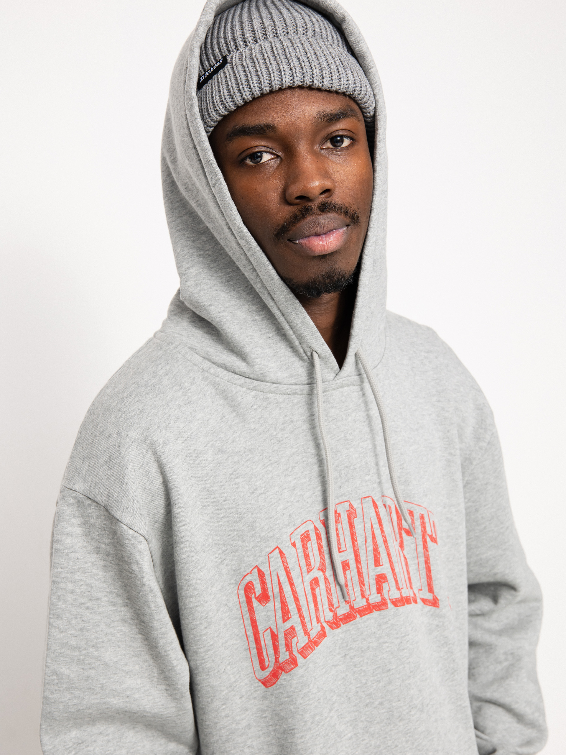 Carhartt WIP Scrawl HD Hoodie (grey heather/rocket)