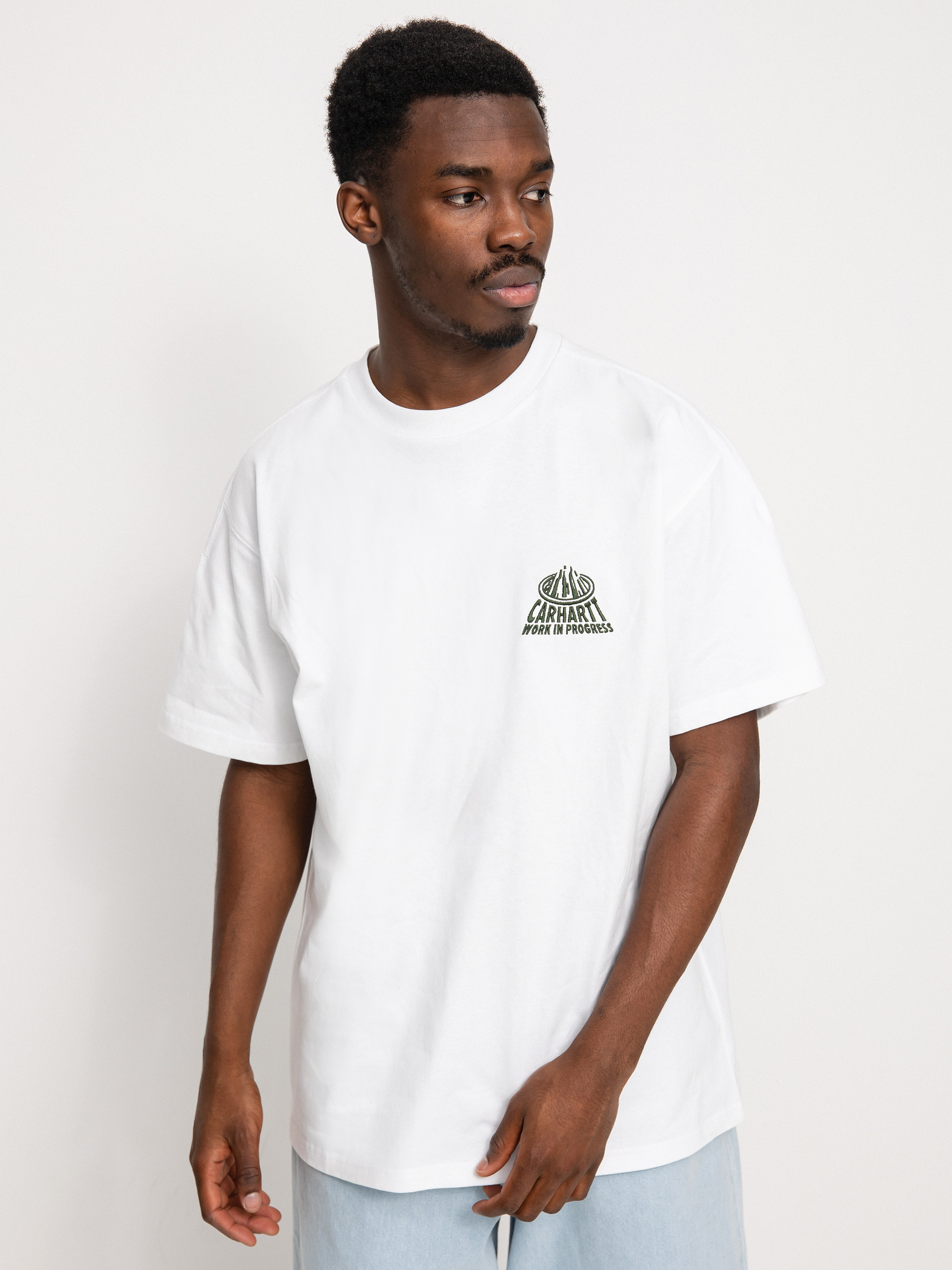Carhartt WIP City T-Shirt (white/dark cedar)