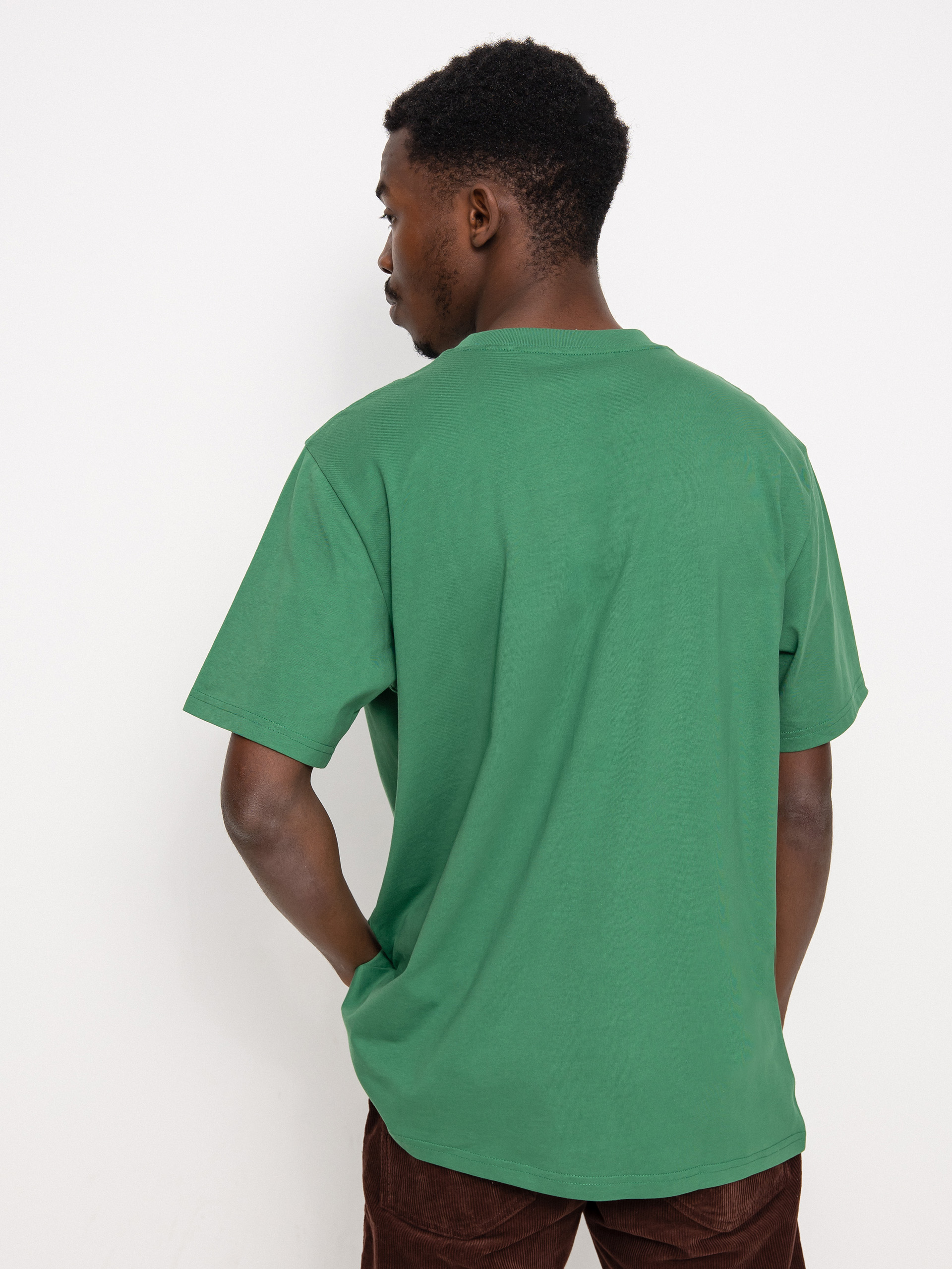 Carhartt WIP Script T-shirt (bonsai/brick)