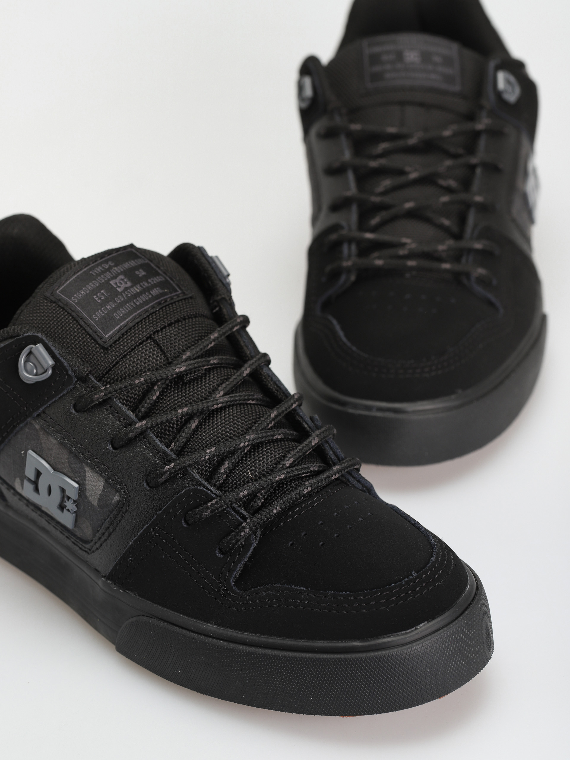 DC Pure Wnt Shoes (black/camo print)