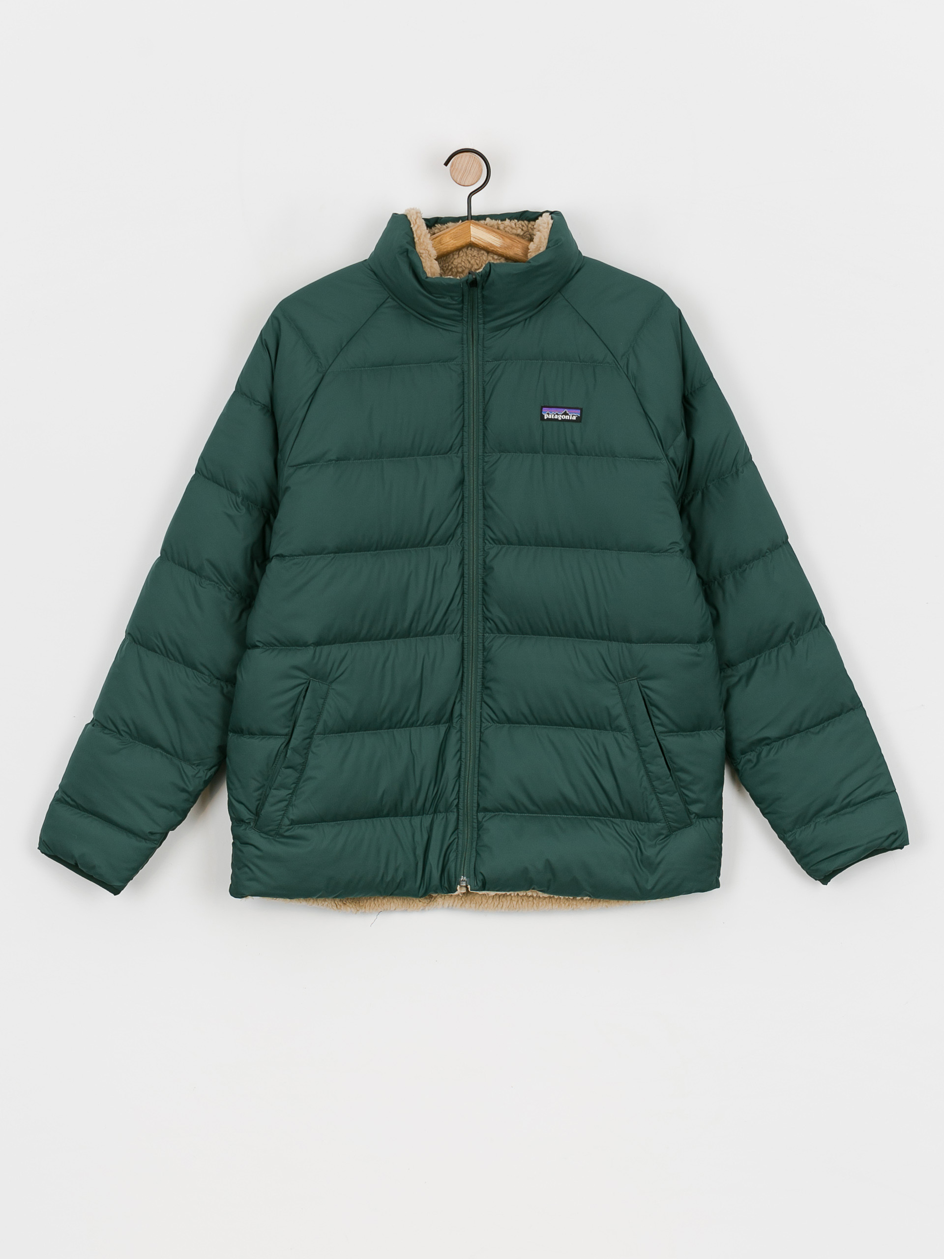 Patagonia Reversible Silent Down Jacket (northern green)