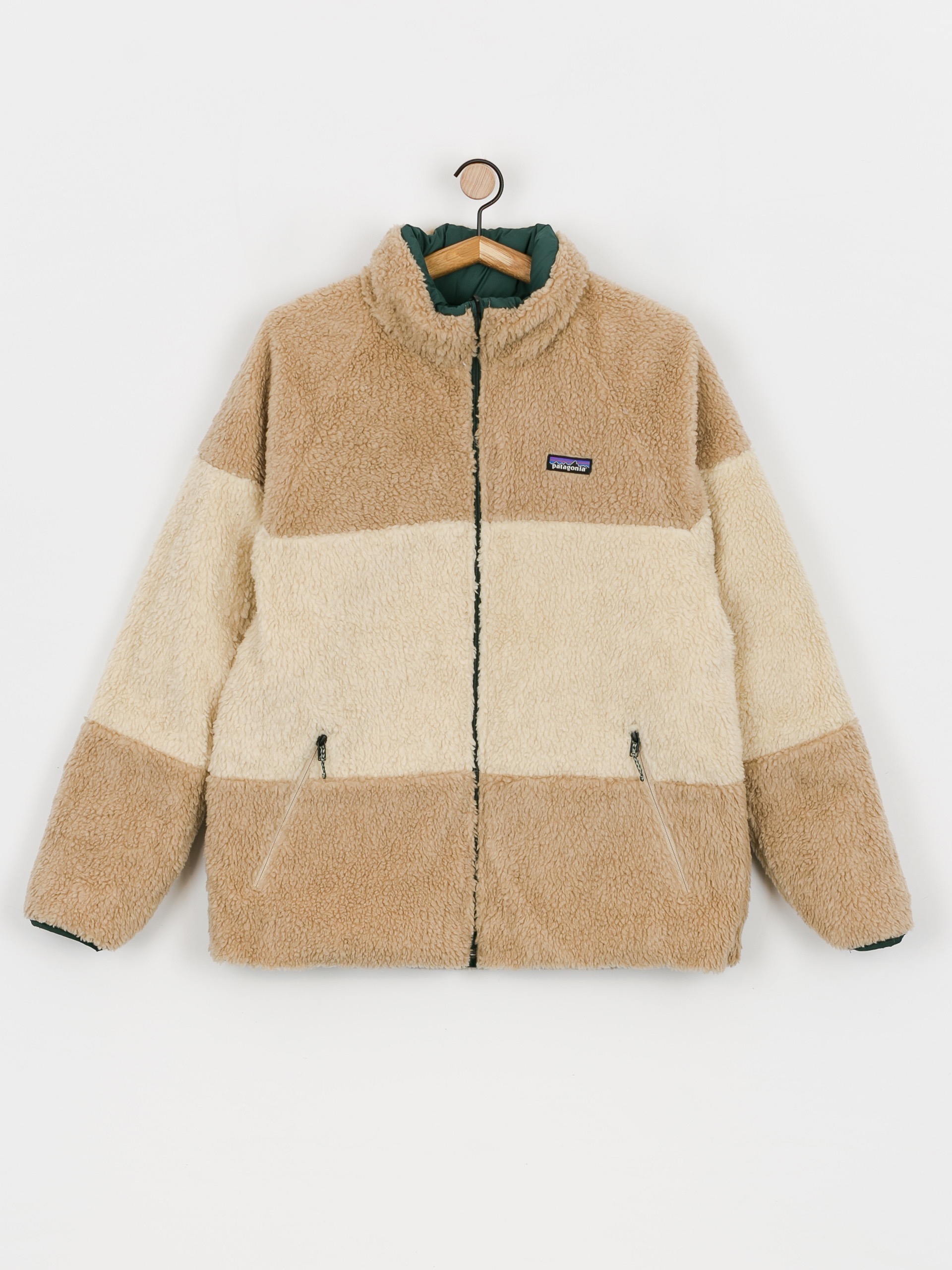 Patagonia Reversible Silent Down Jacket (northern green)