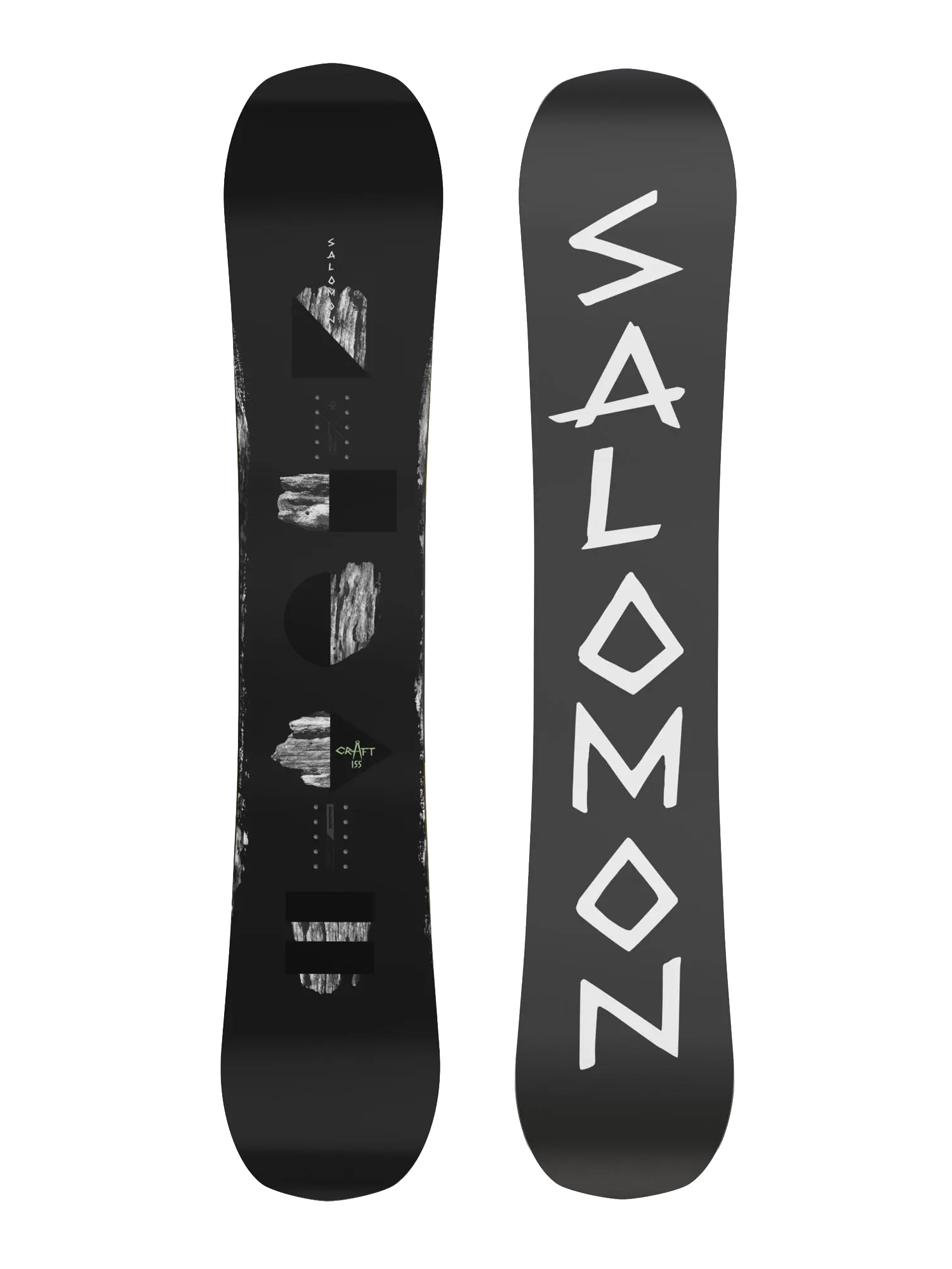 Mens Salomon Craft Snowboard (black/white)