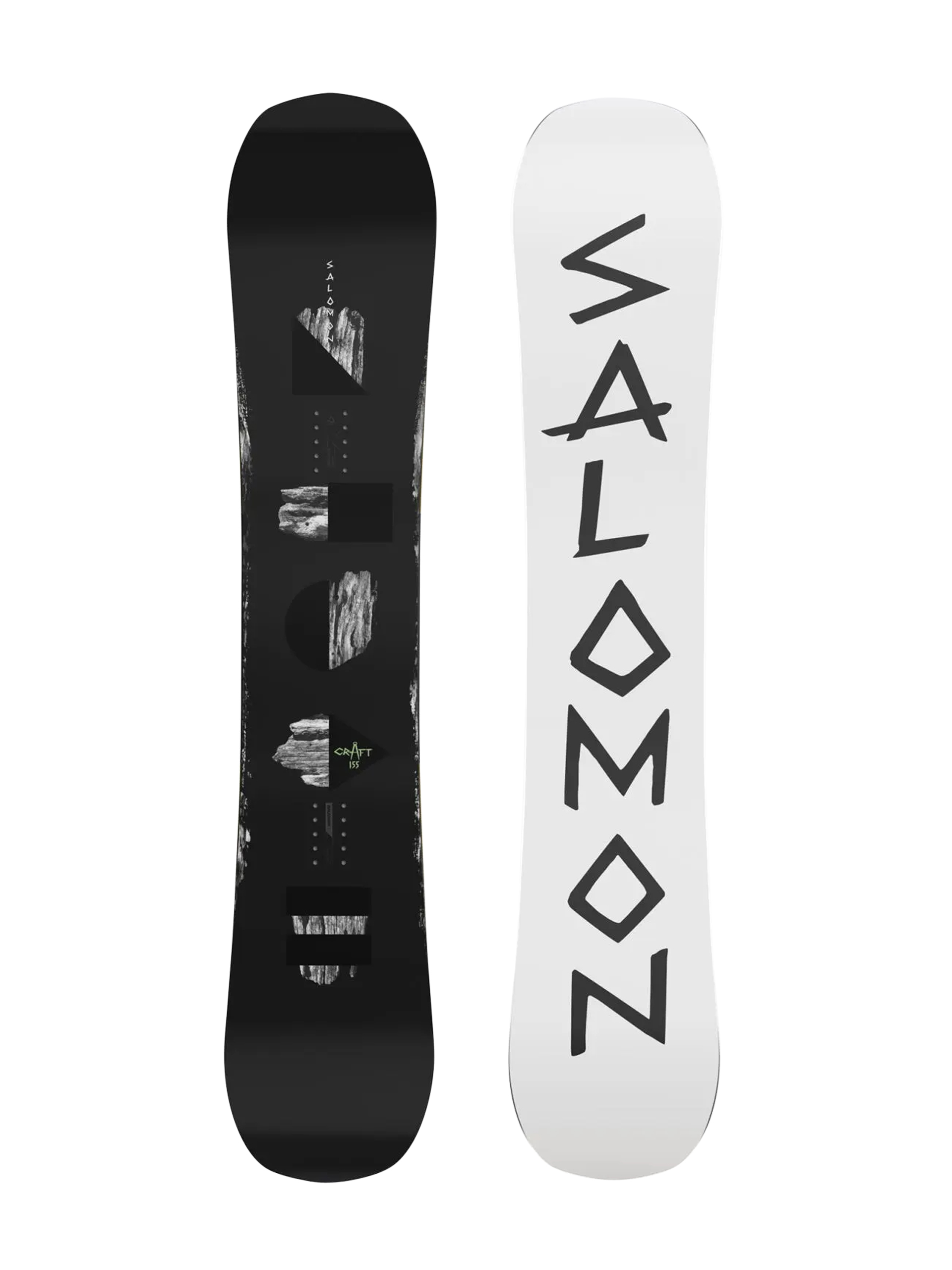 Mens Salomon Craft Snowboard (white/black)