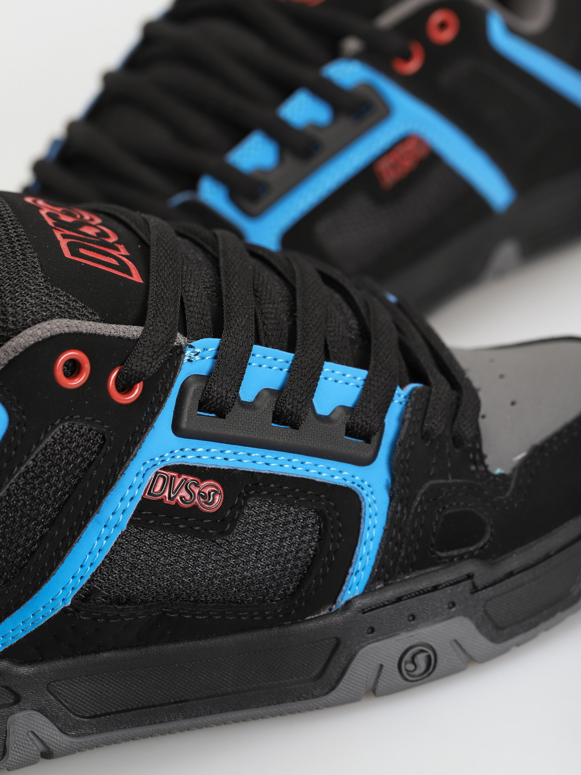 DVS Comanche Shoes (black blue red nubuck)