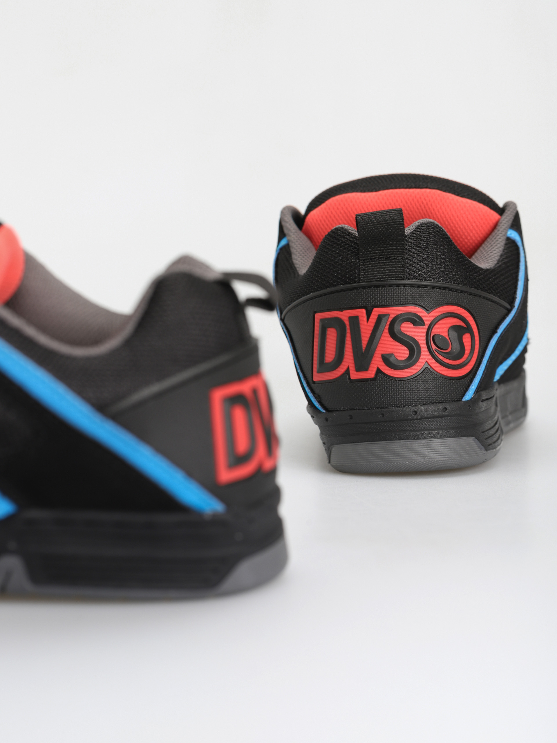 DVS Comanche Shoes (black blue red nubuck)