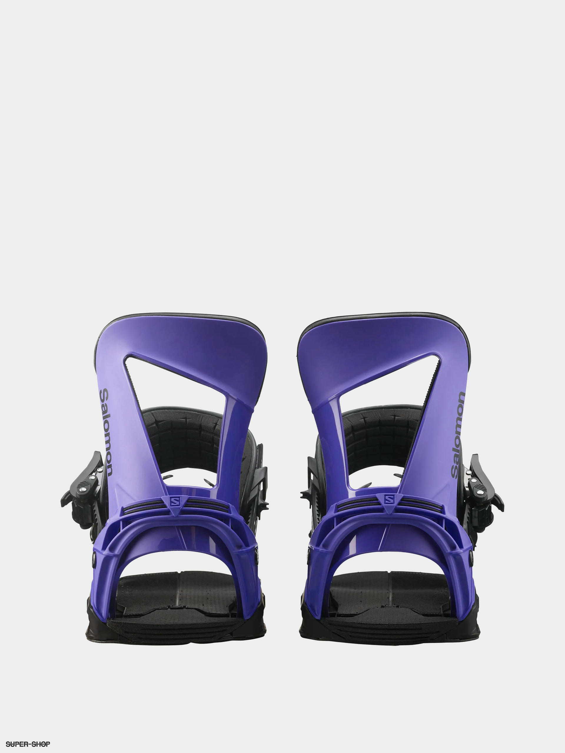 Mens Salomon Hologram Snowboard bindings (purple)