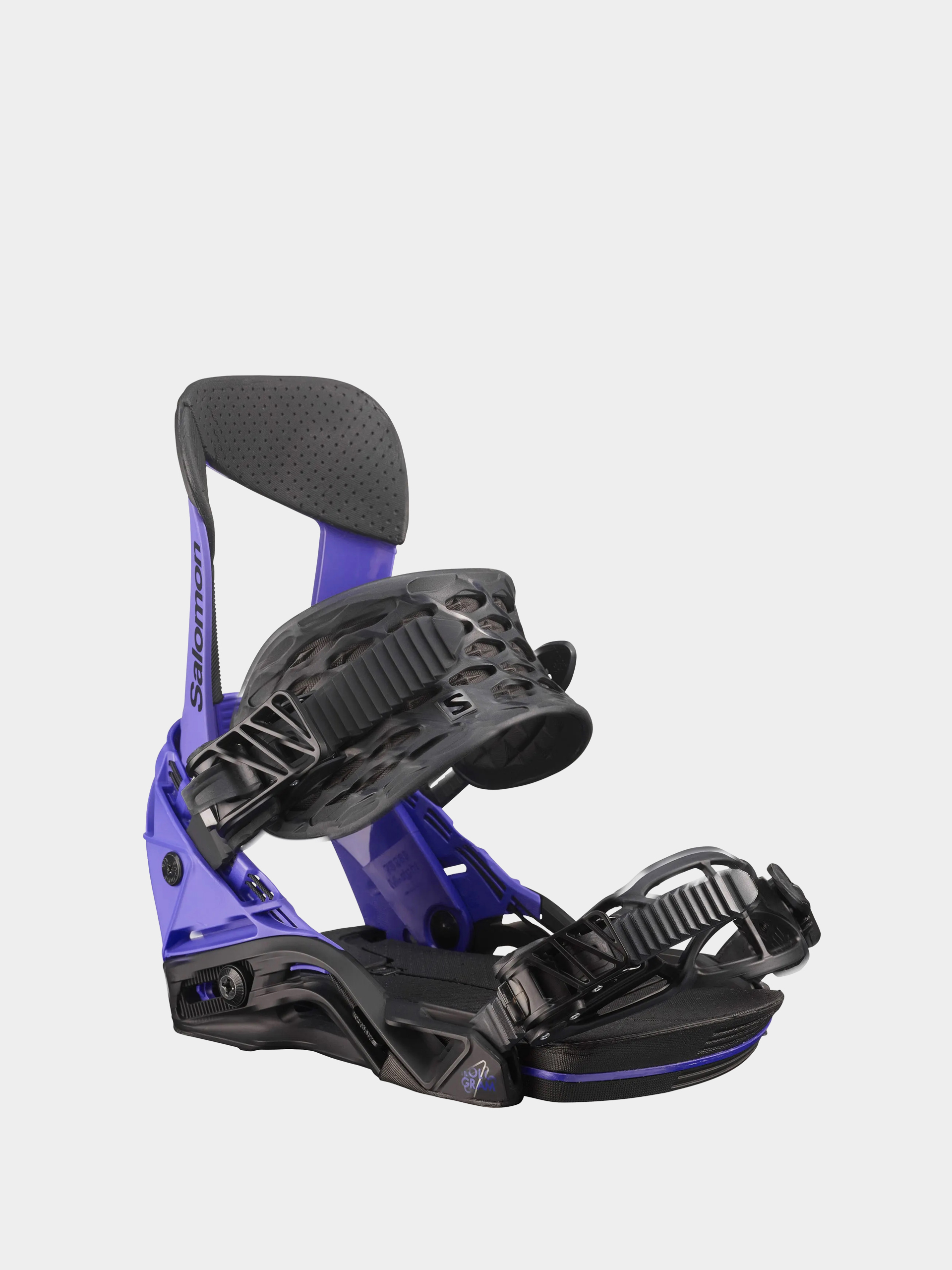 Mens Salomon Hologram Snowboard bindings (purple)