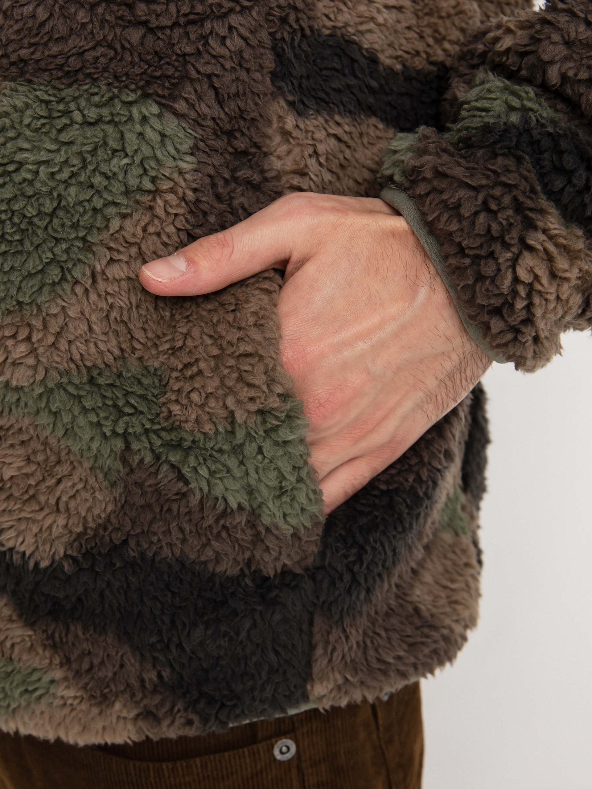 Herren Columbia Winter Pass Print Fleece Full Zip Fleecejacke (cypress mod cam)