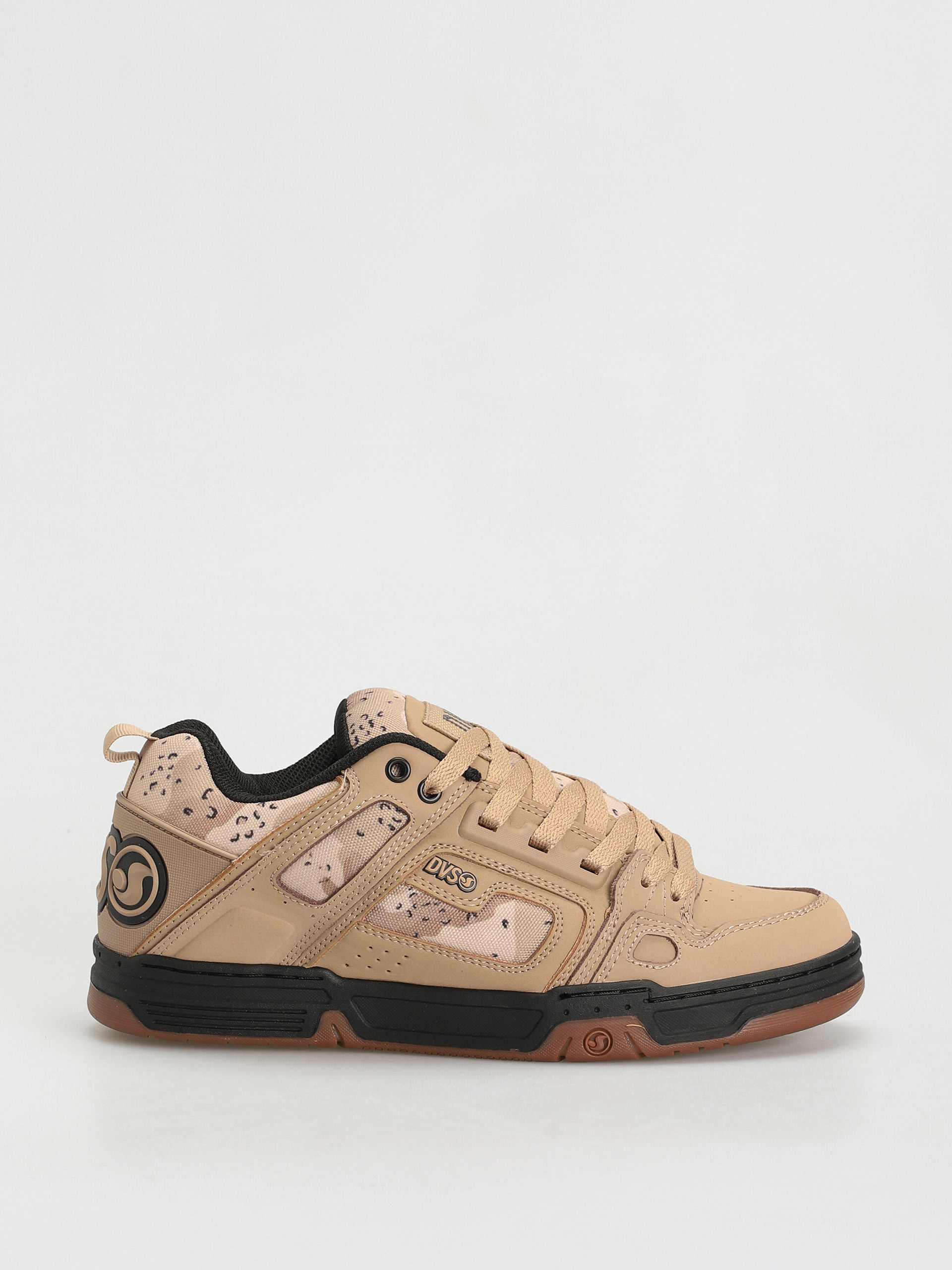 DVS Comanche Shoes (tan camo black leather)