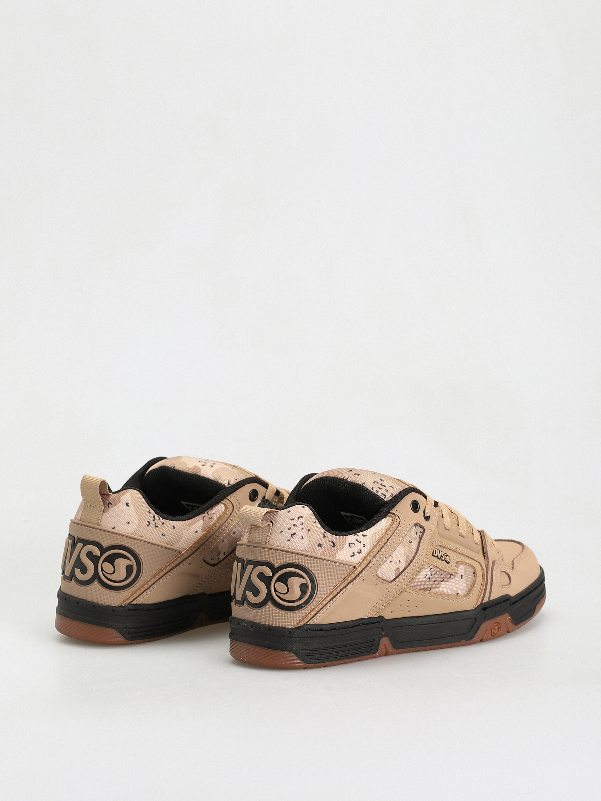 DVS Comanche Shoes (tan camo black leather)