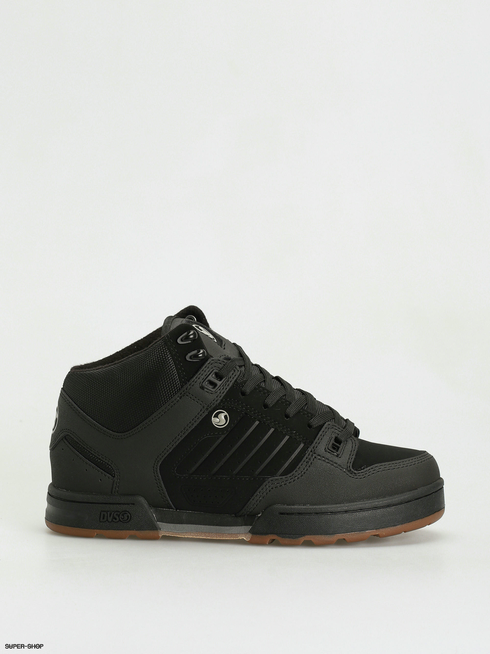 DVS Militia Boot Shoes black black black gum nubuck