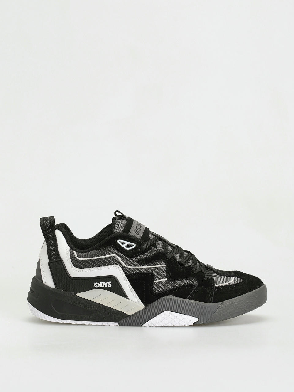 DVS Devious Schuhe (black charcoal white suede)