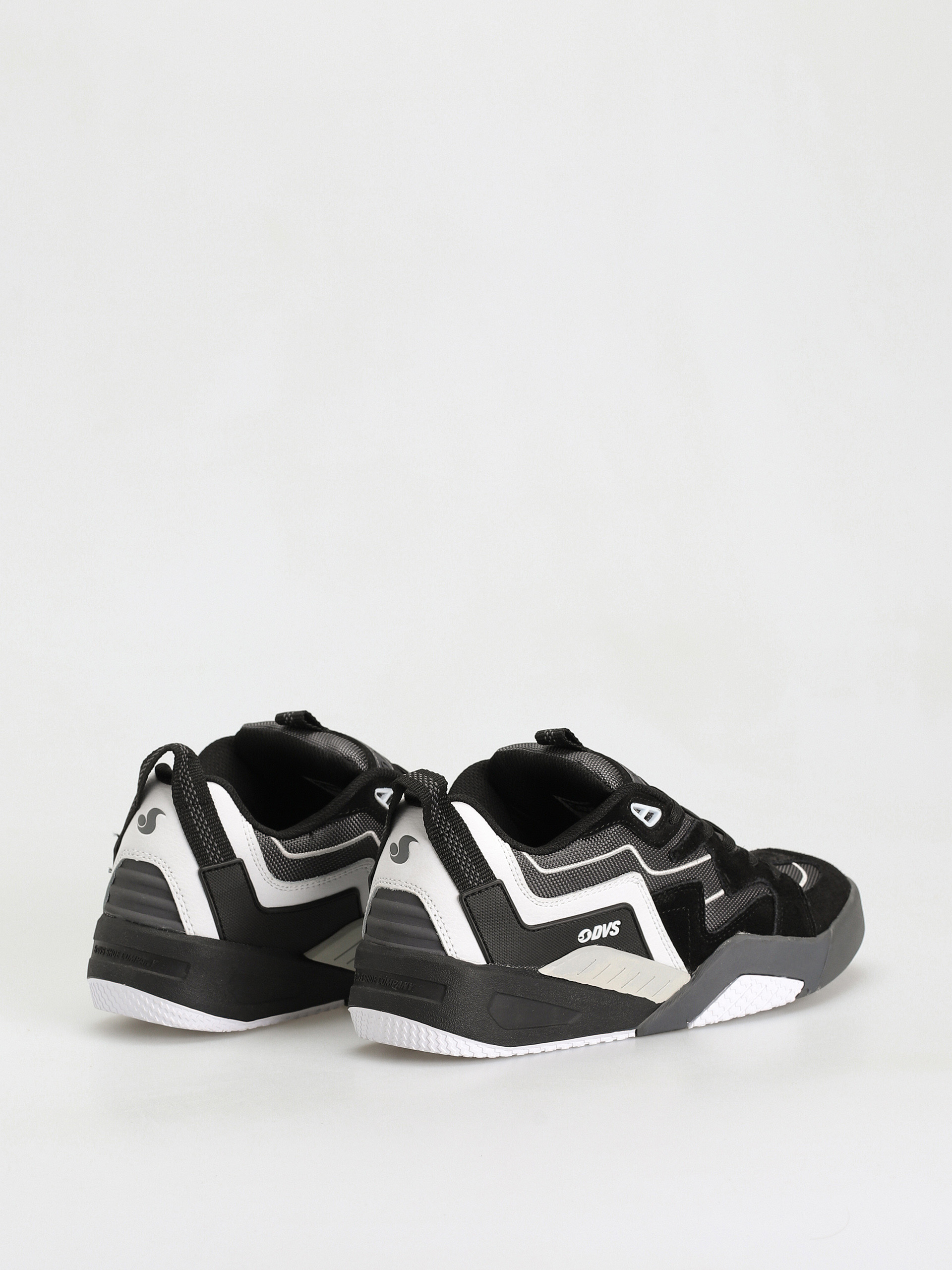 DVS Devious Shoes (black charcoal white suede)