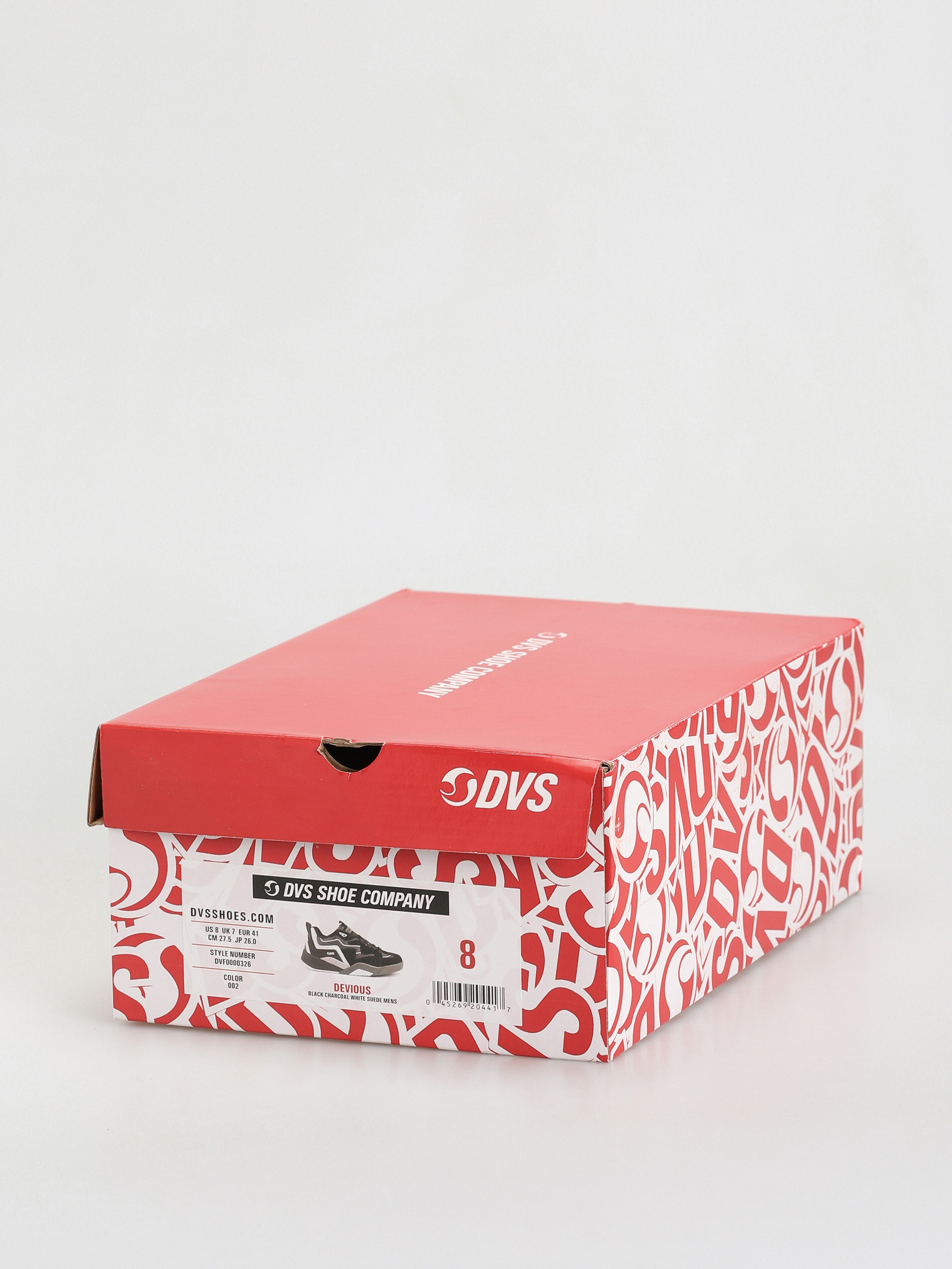 DVS Devious Shoes (black charcoal white suede)