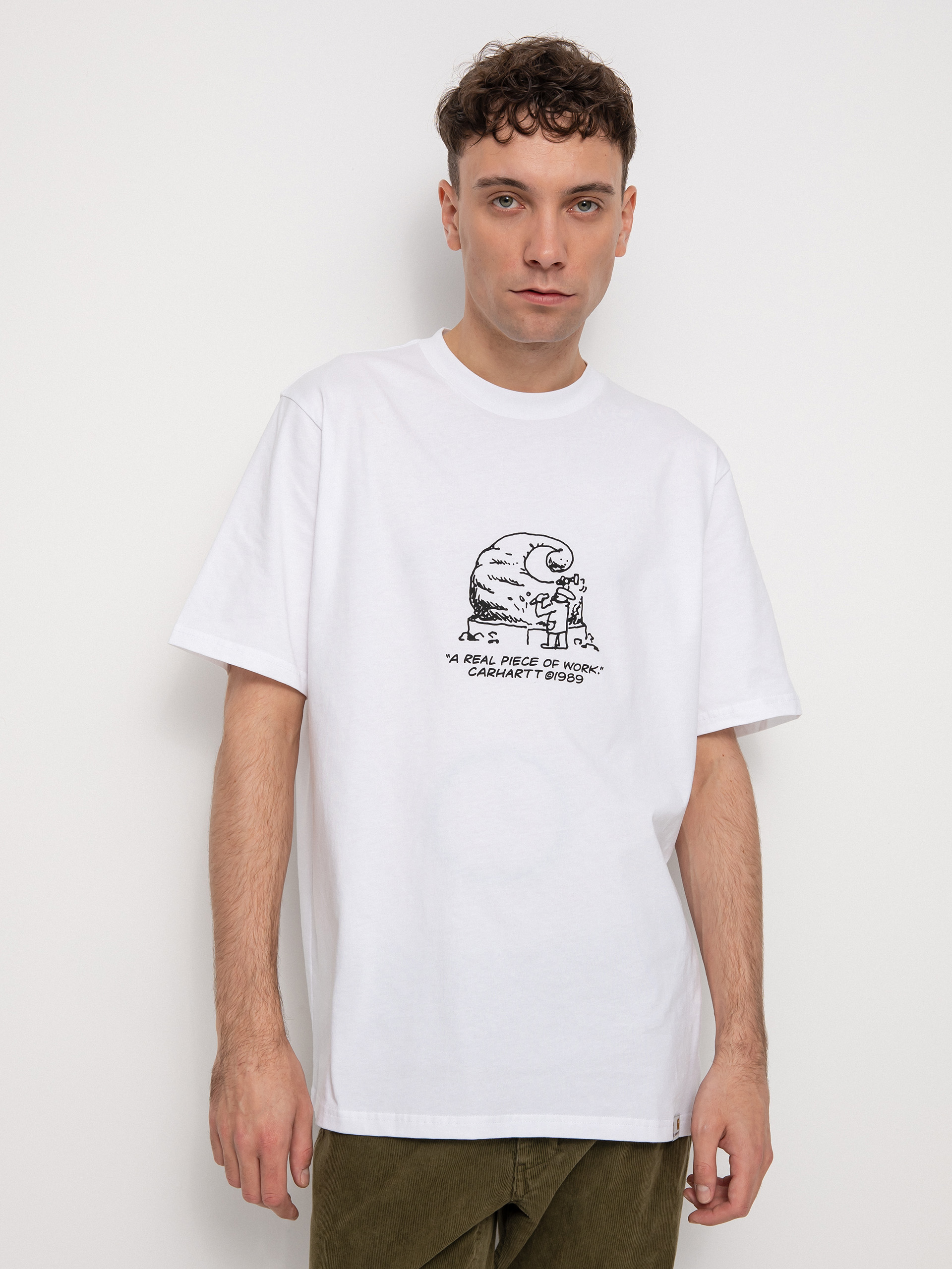 Carhartt WIP Piece Of Work T-Shirt (white/black)