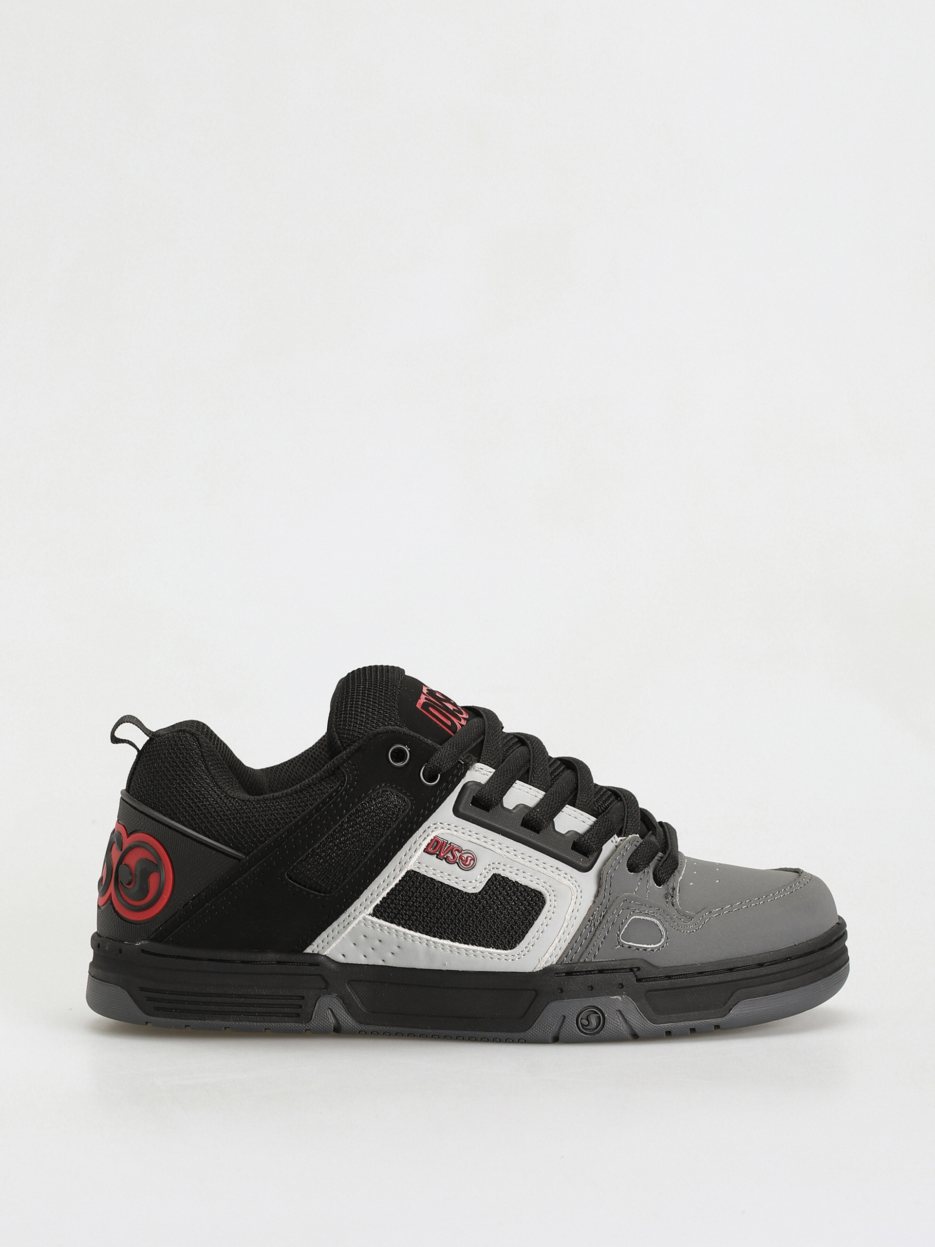 DVS Comanche Shoes (black gray red nubuck)