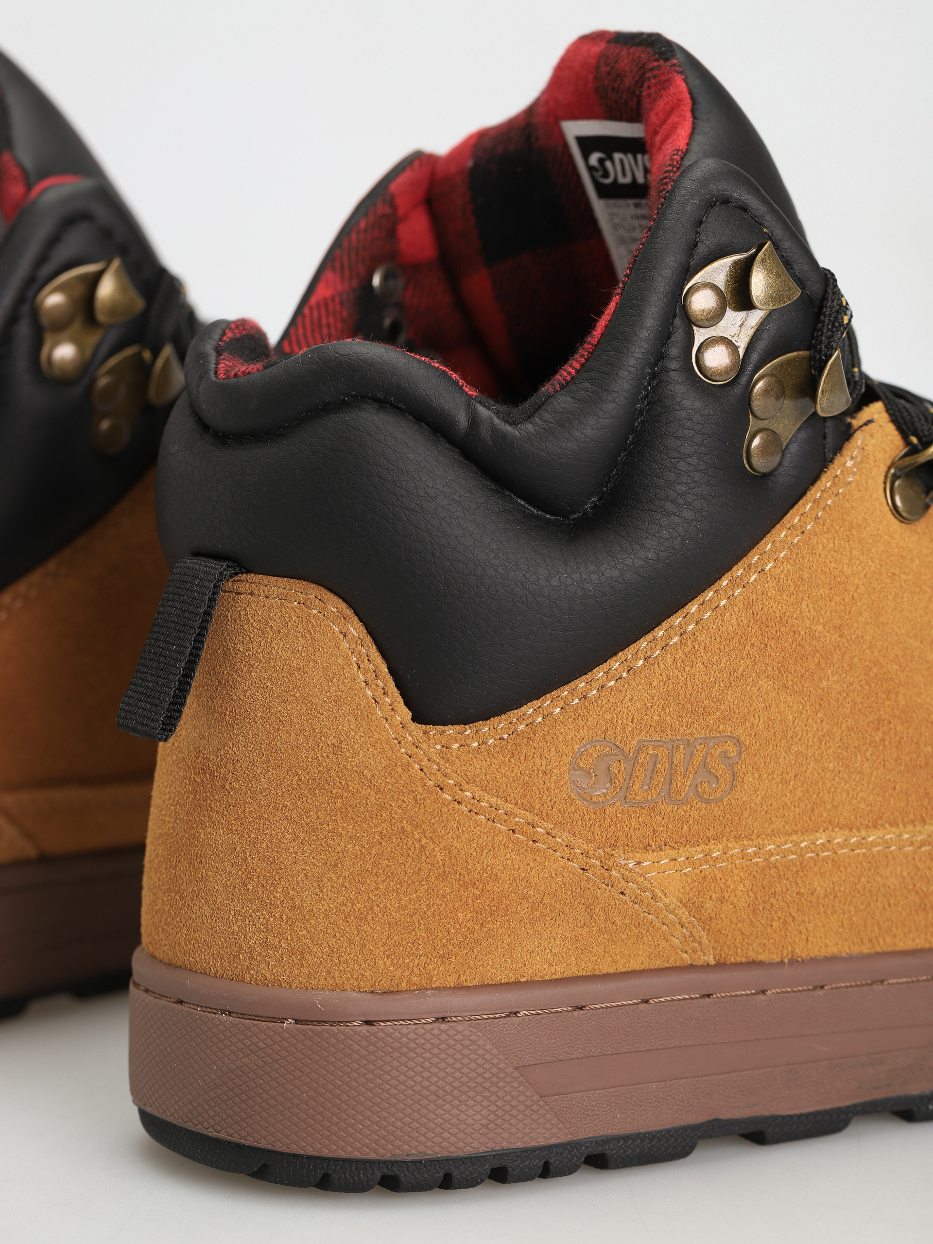 DVS Vanguard Shoes (chamois black red suede)