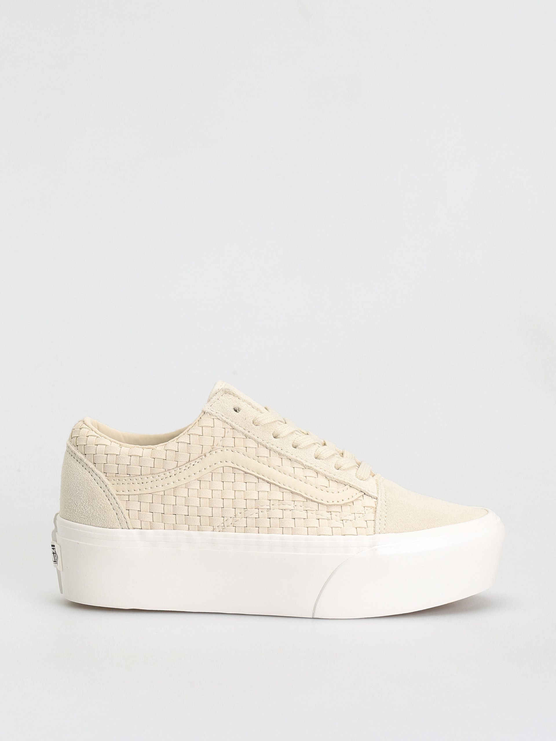 Vans Old Skool Stackform Shoes (micro weave ivory)