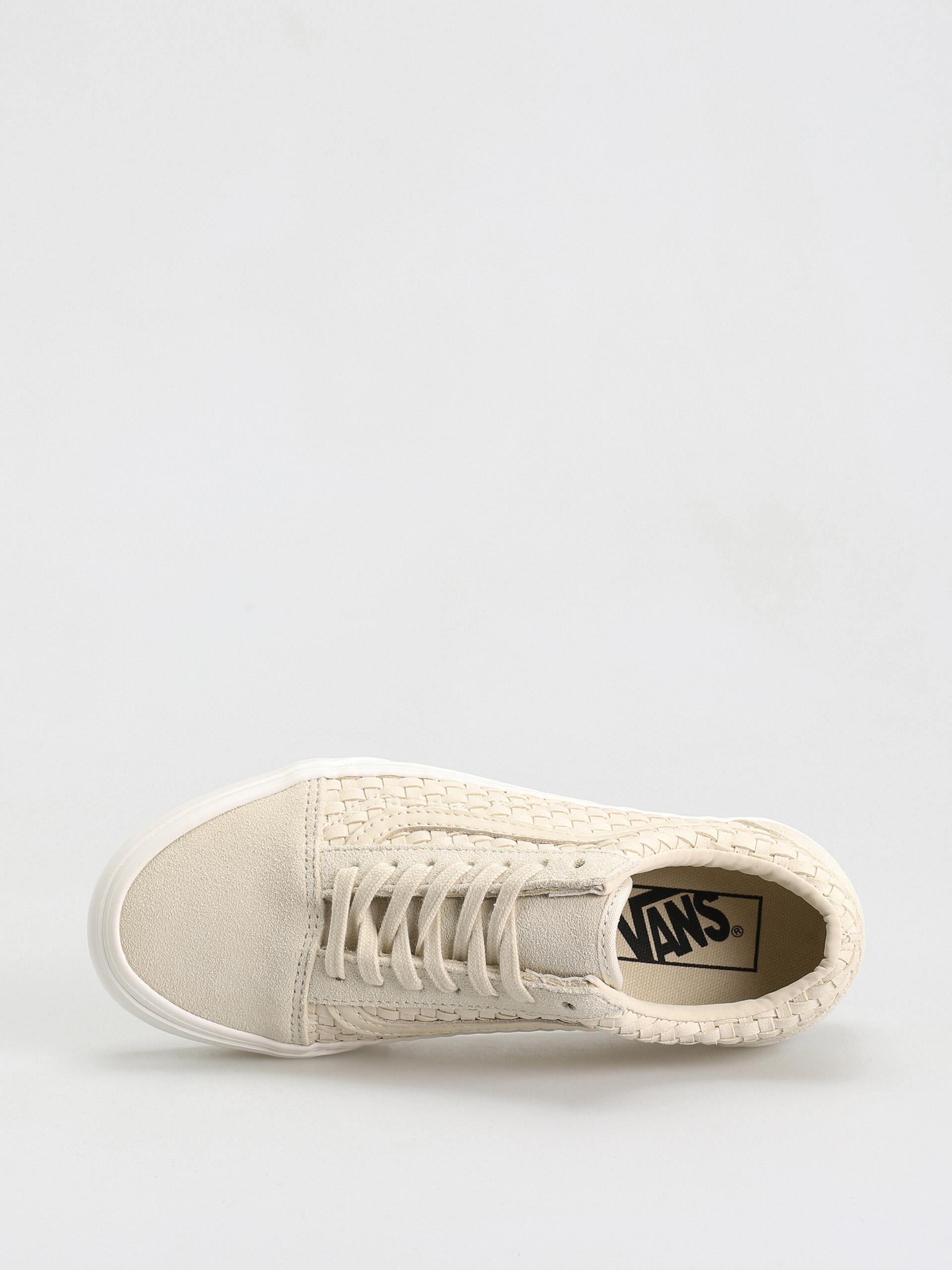 Vans Old Skool Stackform Shoes (micro weave ivory)