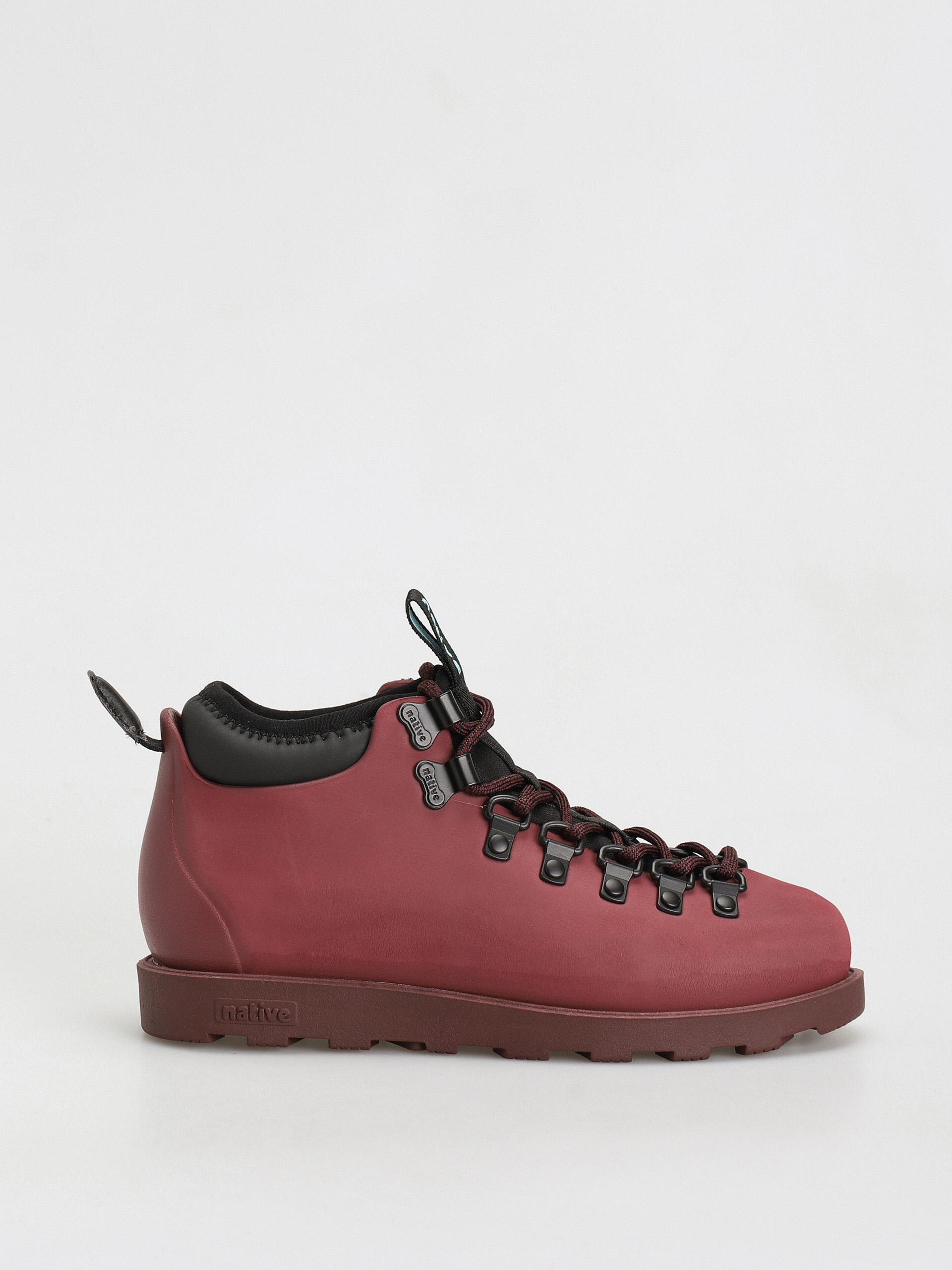 Native Fitzsimmons Citylite Winter shoes (tart red/cavalier red/jiffy black/cavalier red laces)