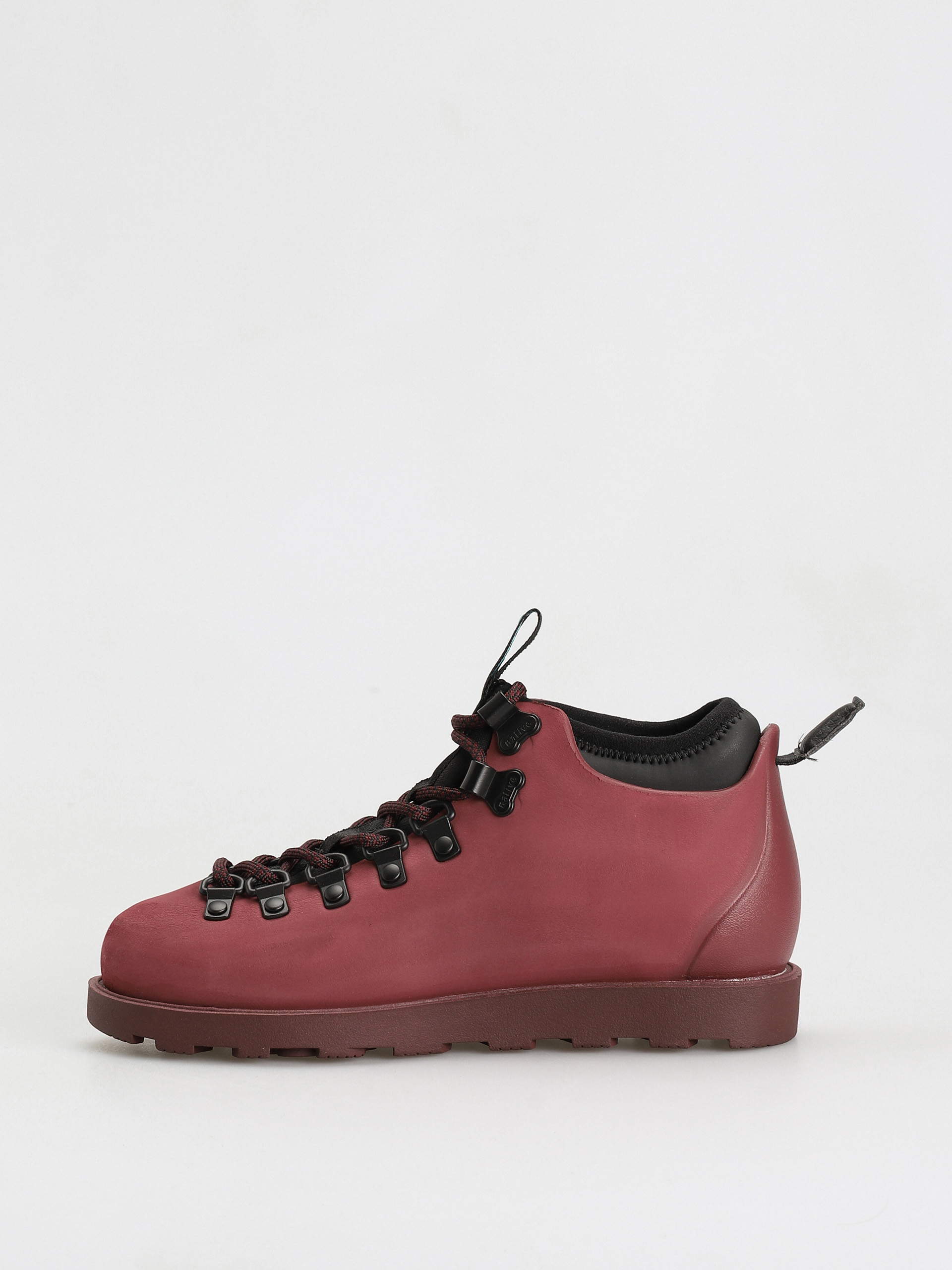 Native Fitzsimmons Citylite Winter shoes (tart red/cavalier red/jiffy black/cavalier red laces)