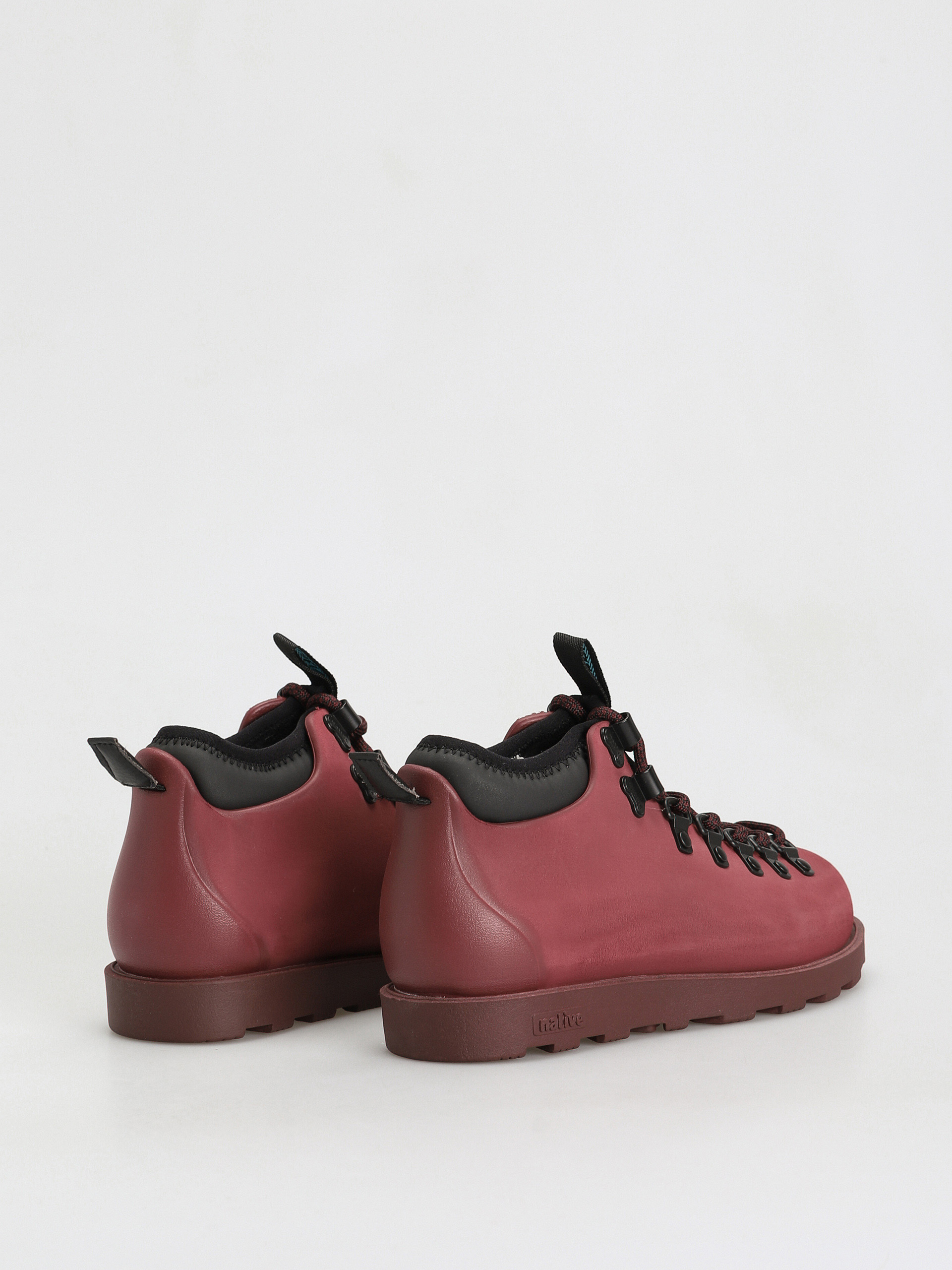 Native Fitzsimmons Citylite Winter shoes (tart red/cavalier red/jiffy black/cavalier red laces)