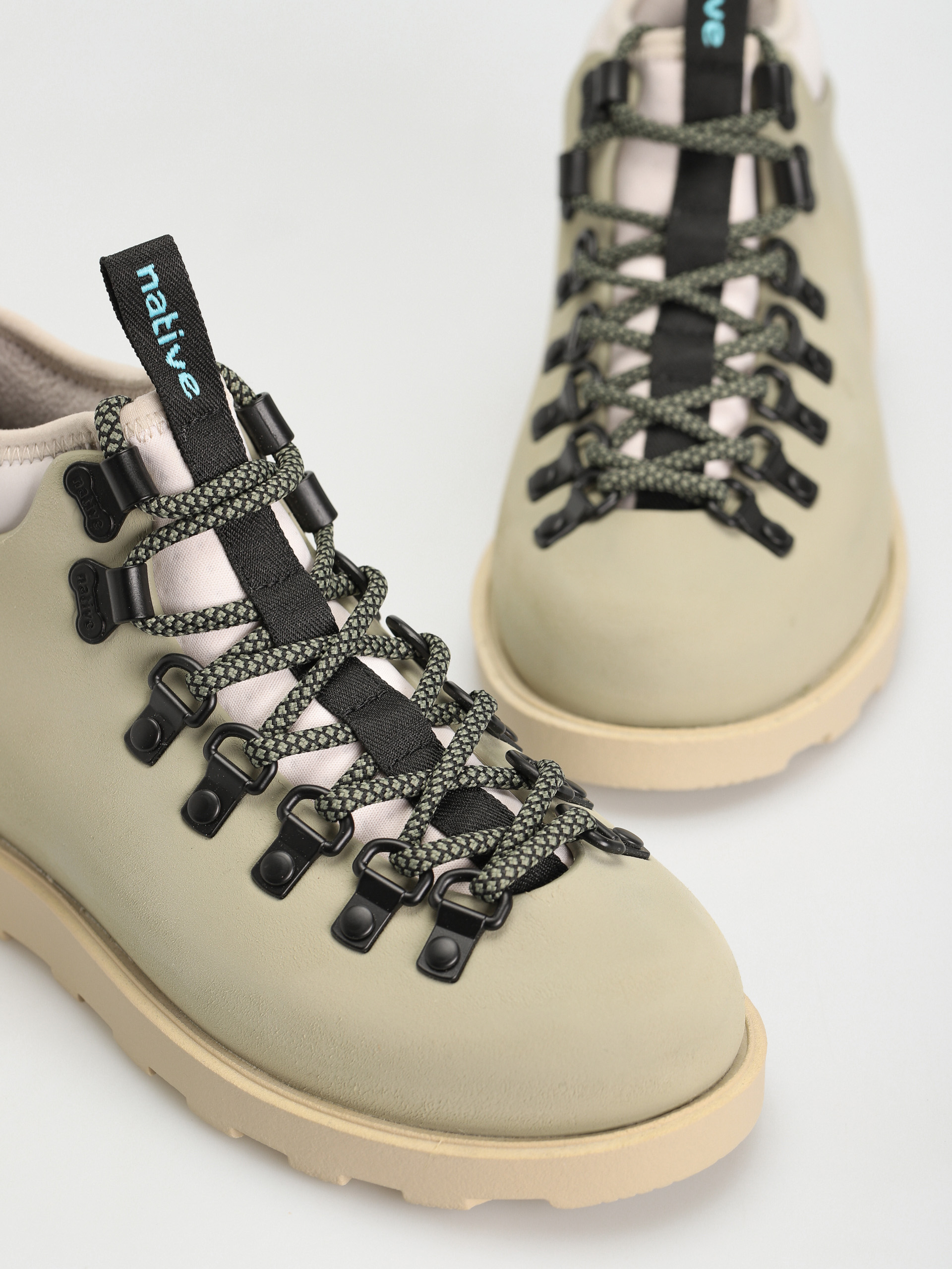 Native Fitzsimmons Citylite Winter shoes (elm green/soy beige/tundra grey/loch green laces)