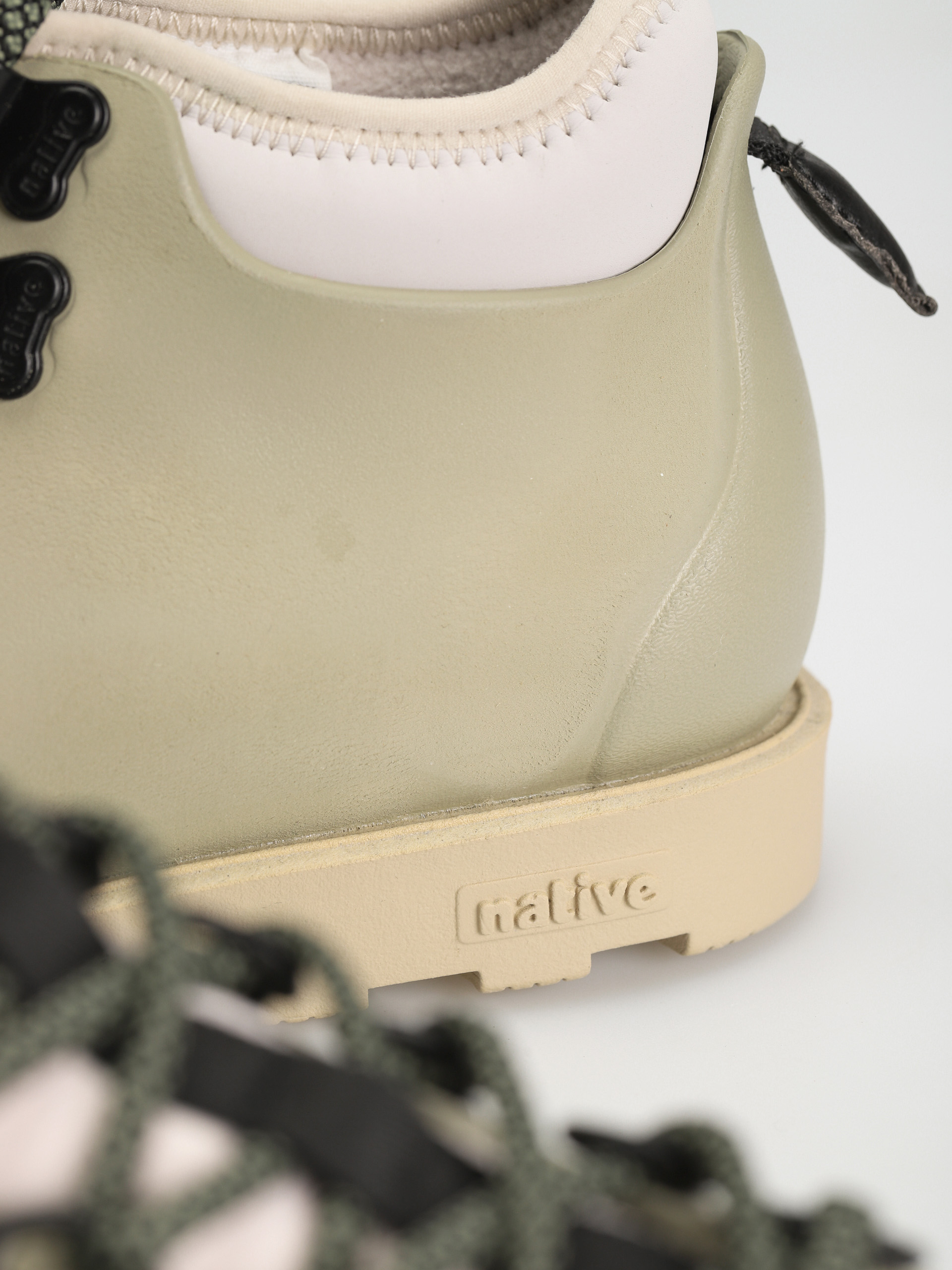 Native Fitzsimmons Citylite Winter shoes (elm green/soy beige/tundra grey/loch green laces)