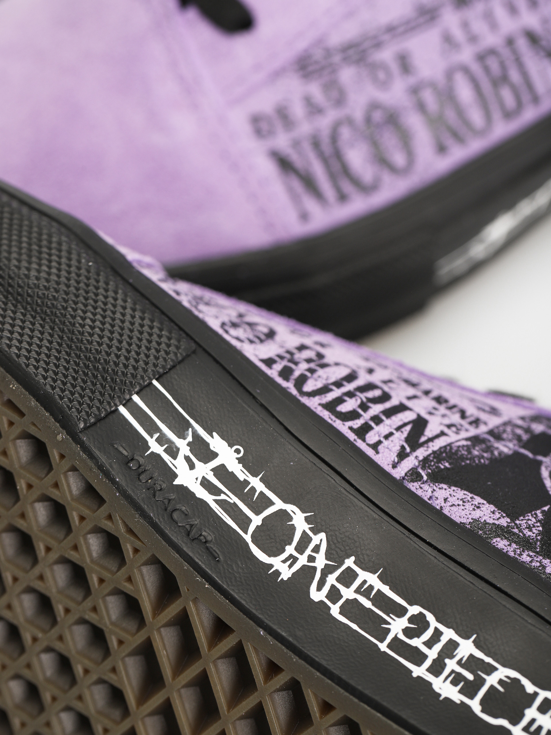 Vans X One Piece Skate Old Skool Shoes (wanted nico robin purple)