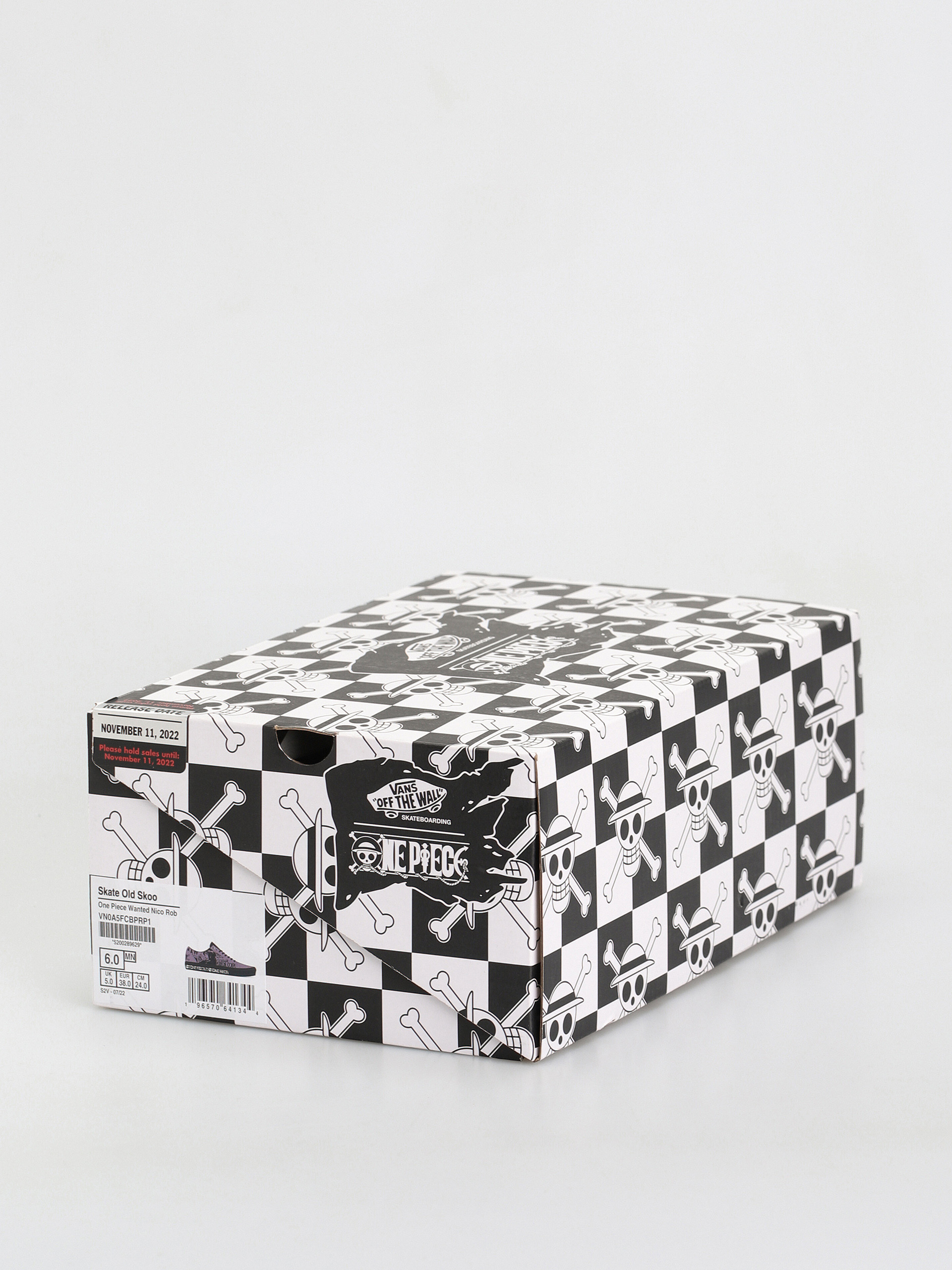 Vans X One Piece Skate Old Skool Shoes (wanted nico robin purple)