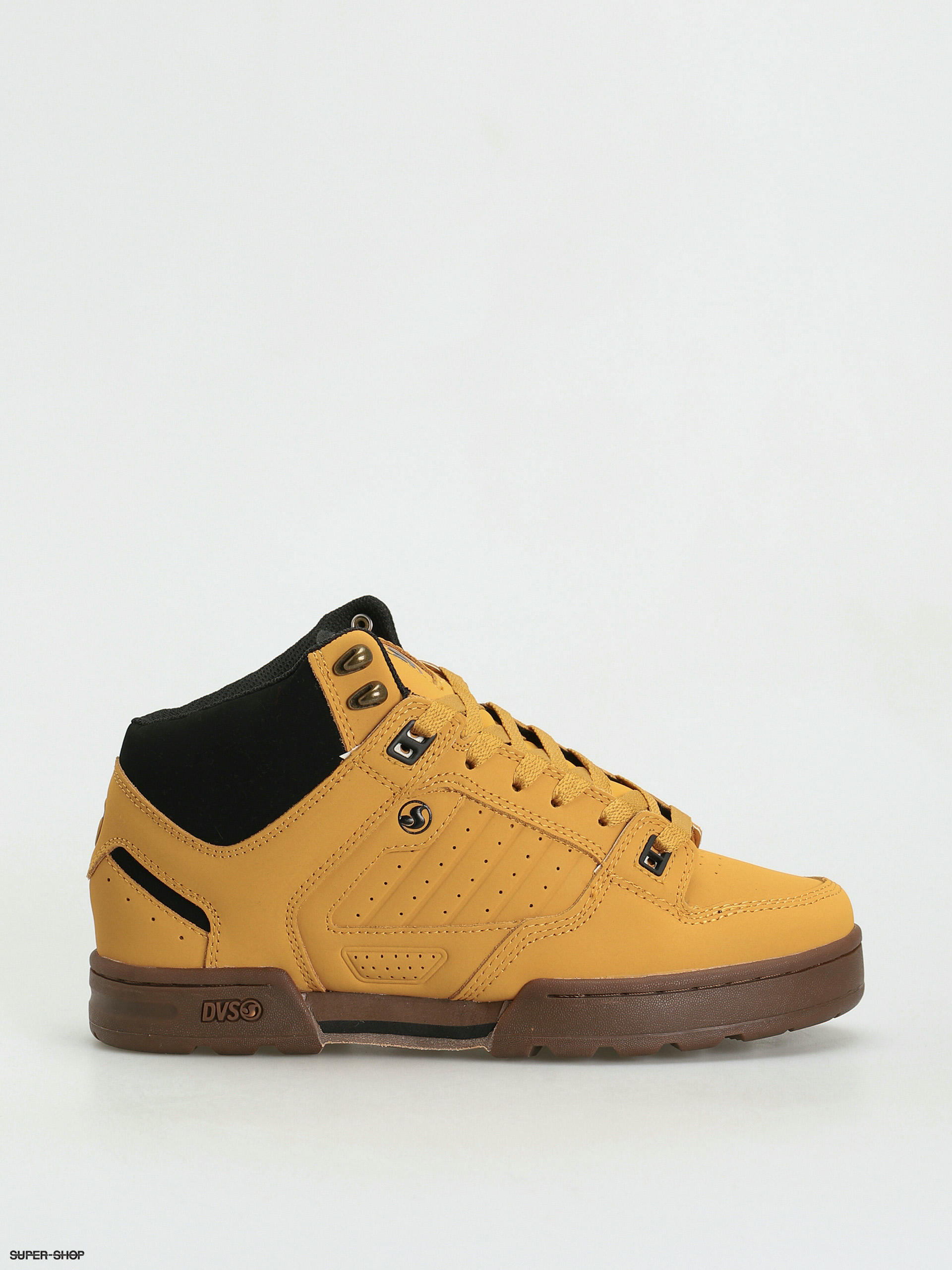 DVS Militia Boot Shoes brown chamois black nubuck