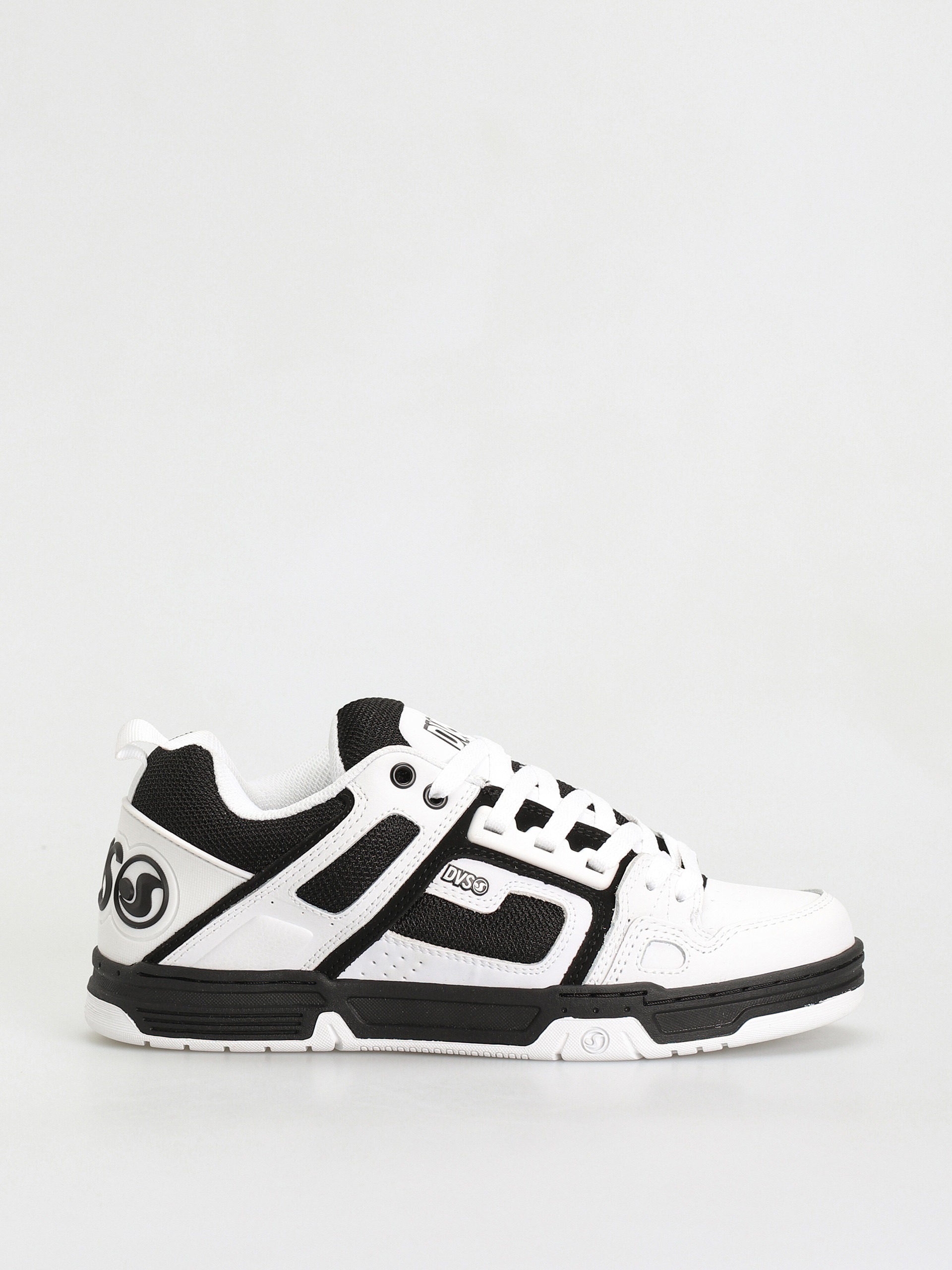 DVS Comanche Shoes (white black white leather)