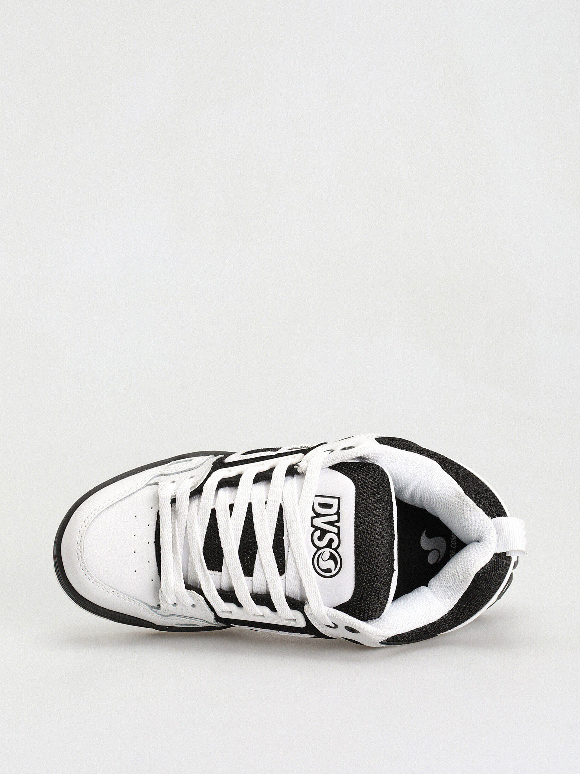 DVS Comanche Shoes (white black white leather)