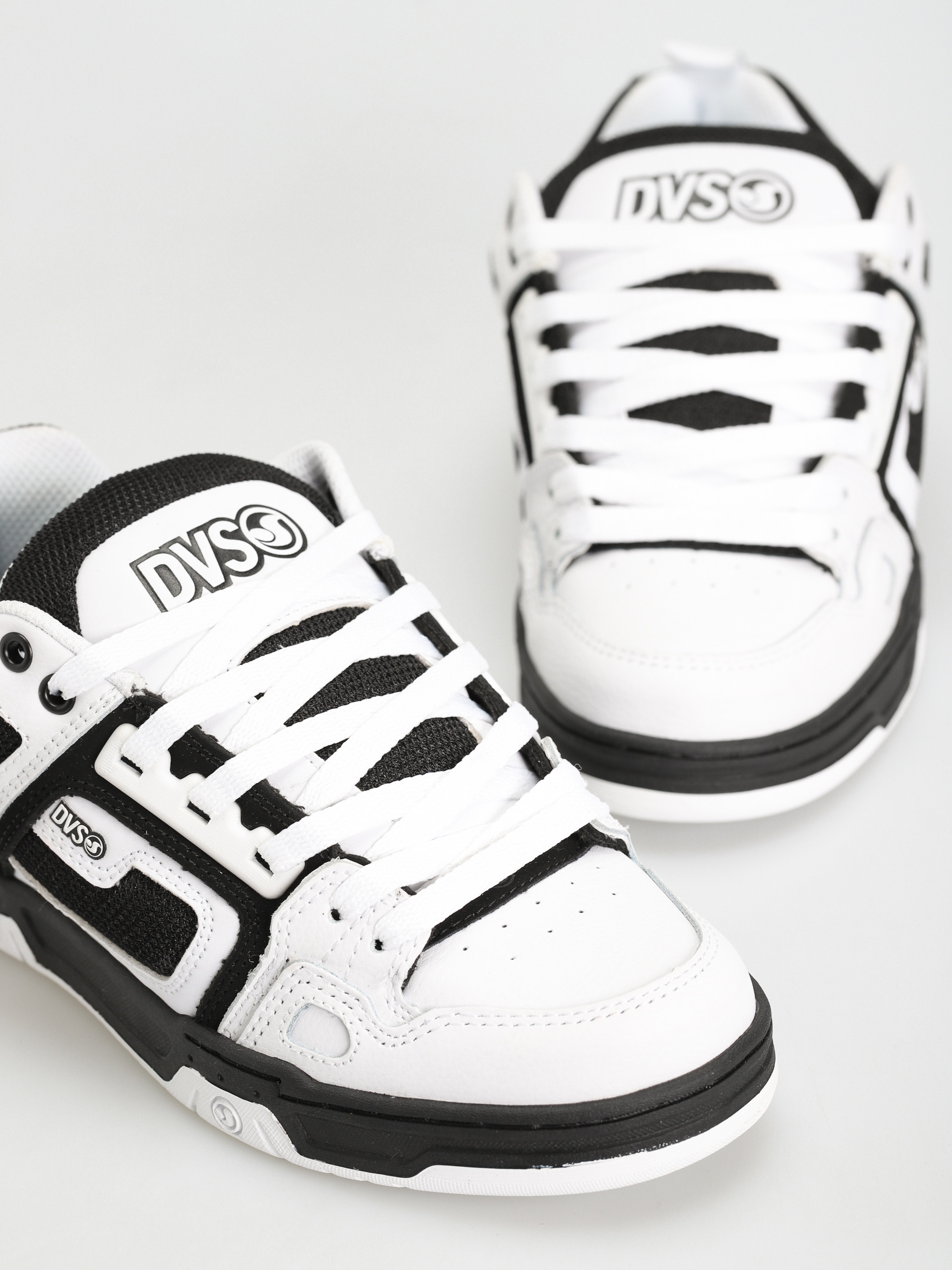 DVS Comanche Schuhe (white black white leather)