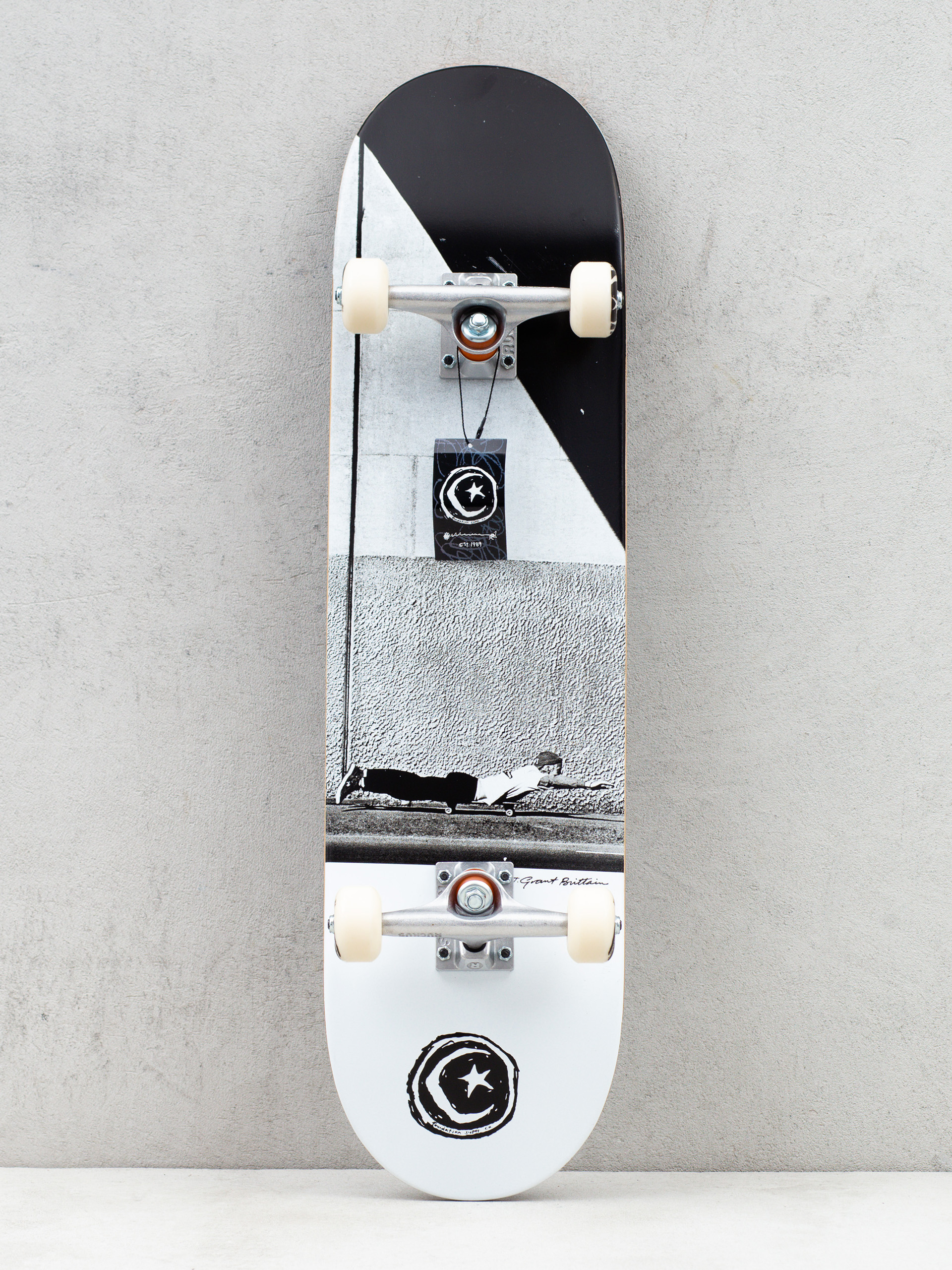 Foundation Jgb Push Superman Skateboard (black/white)