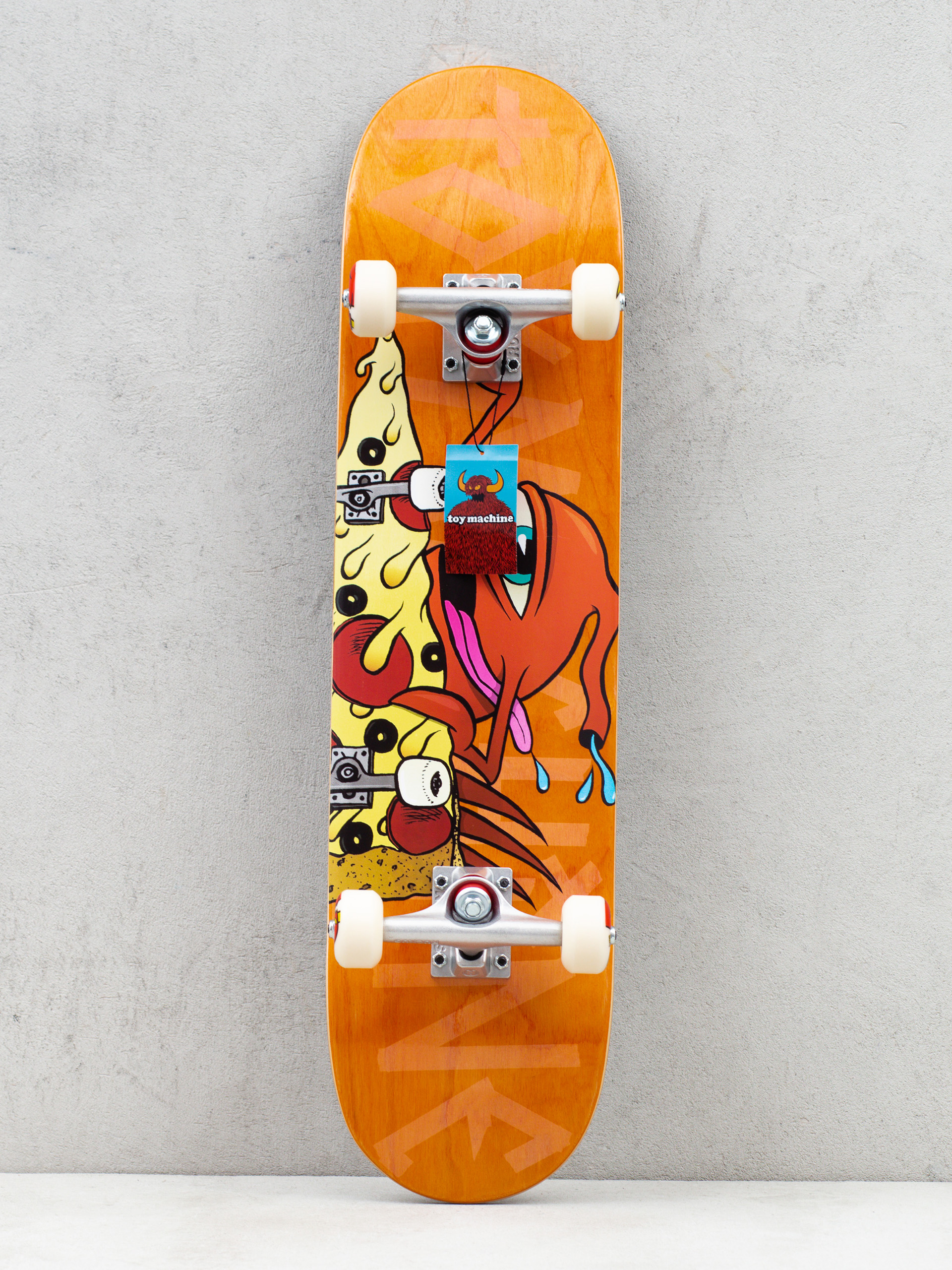 Toy Machine Pizza Sect Skateboard (orange)