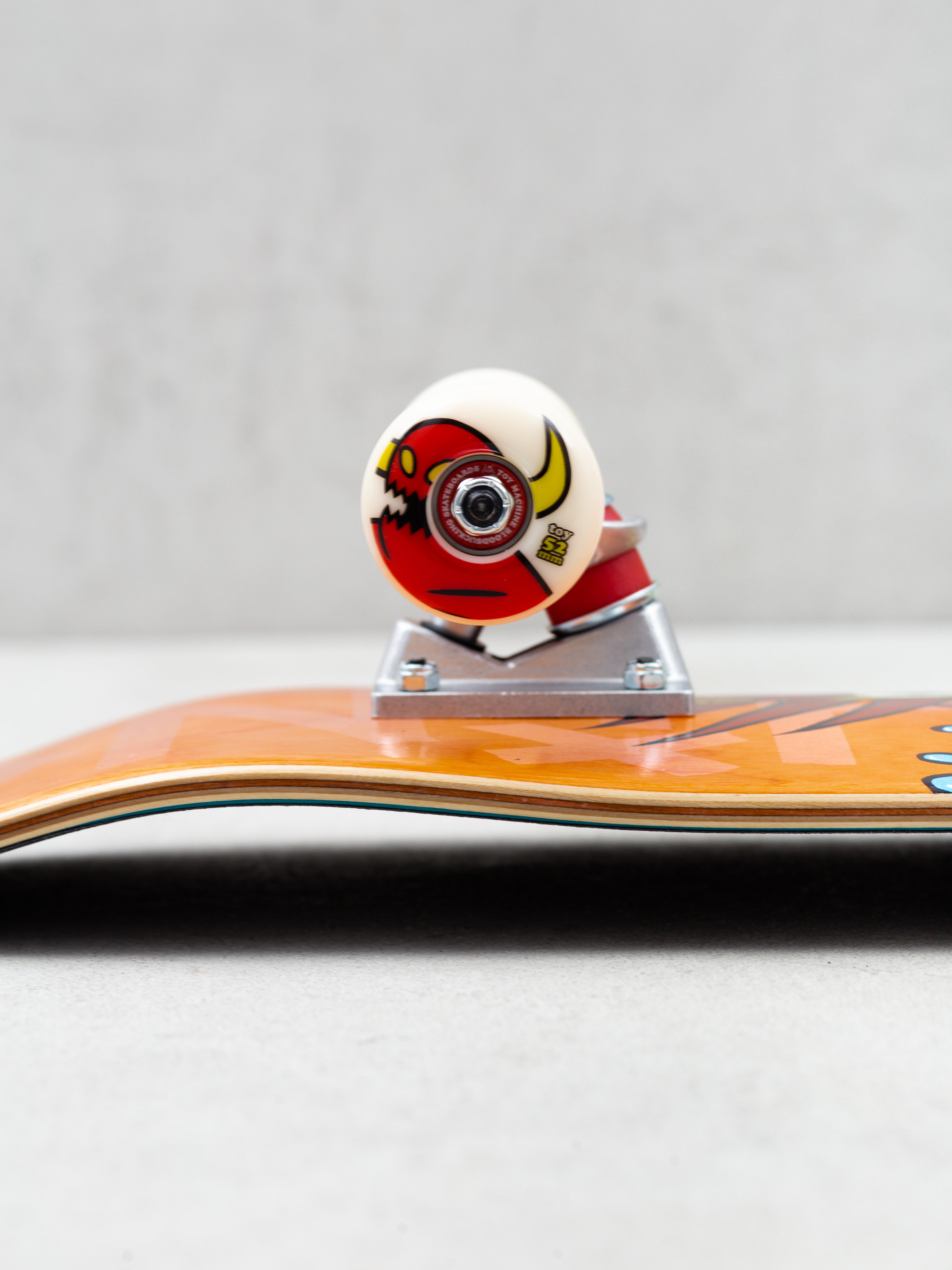 Toy Machine Pizza Sect Skateboard (orange)