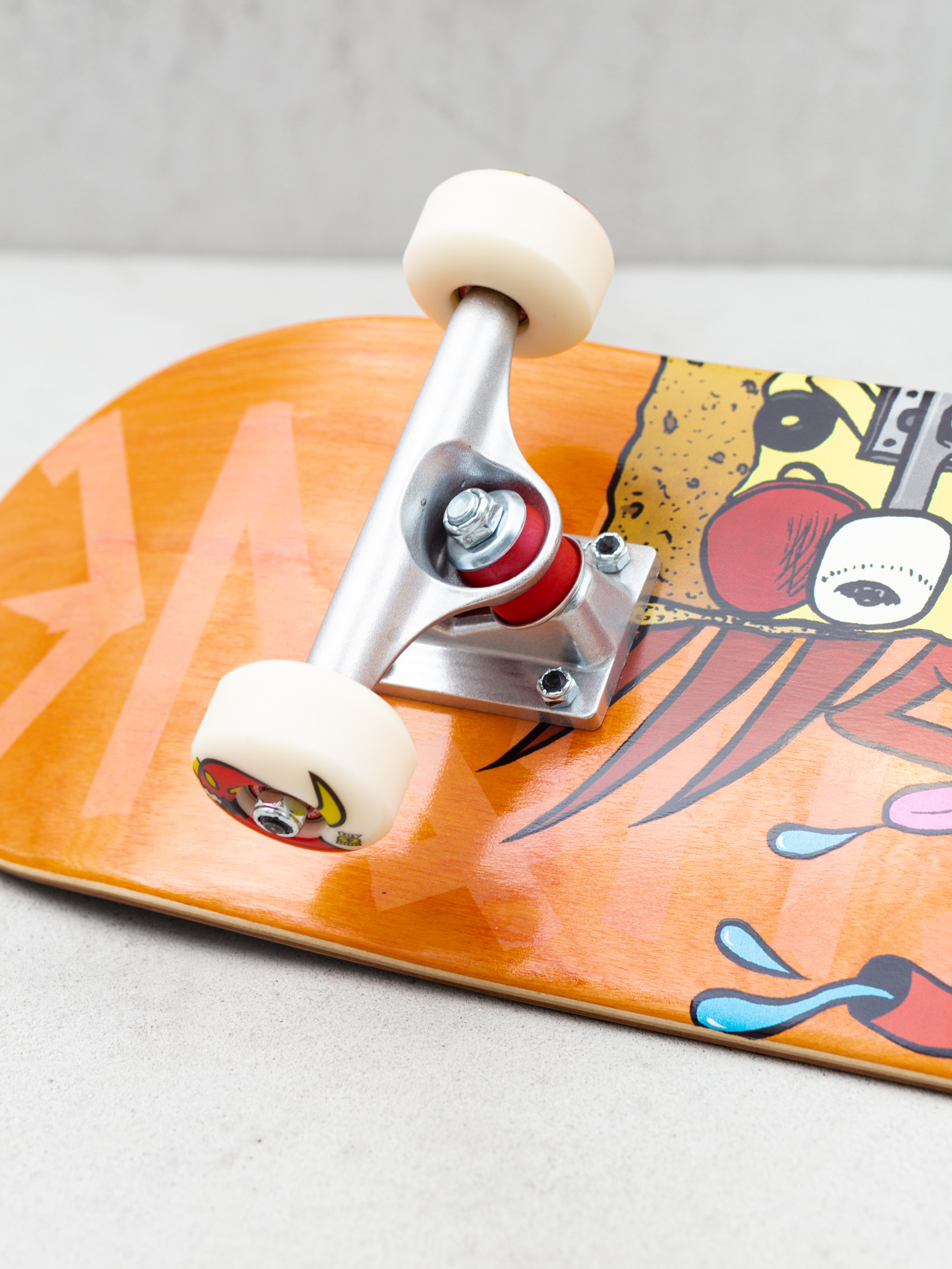 Toy Machine Pizza Sect Skateboard (orange)