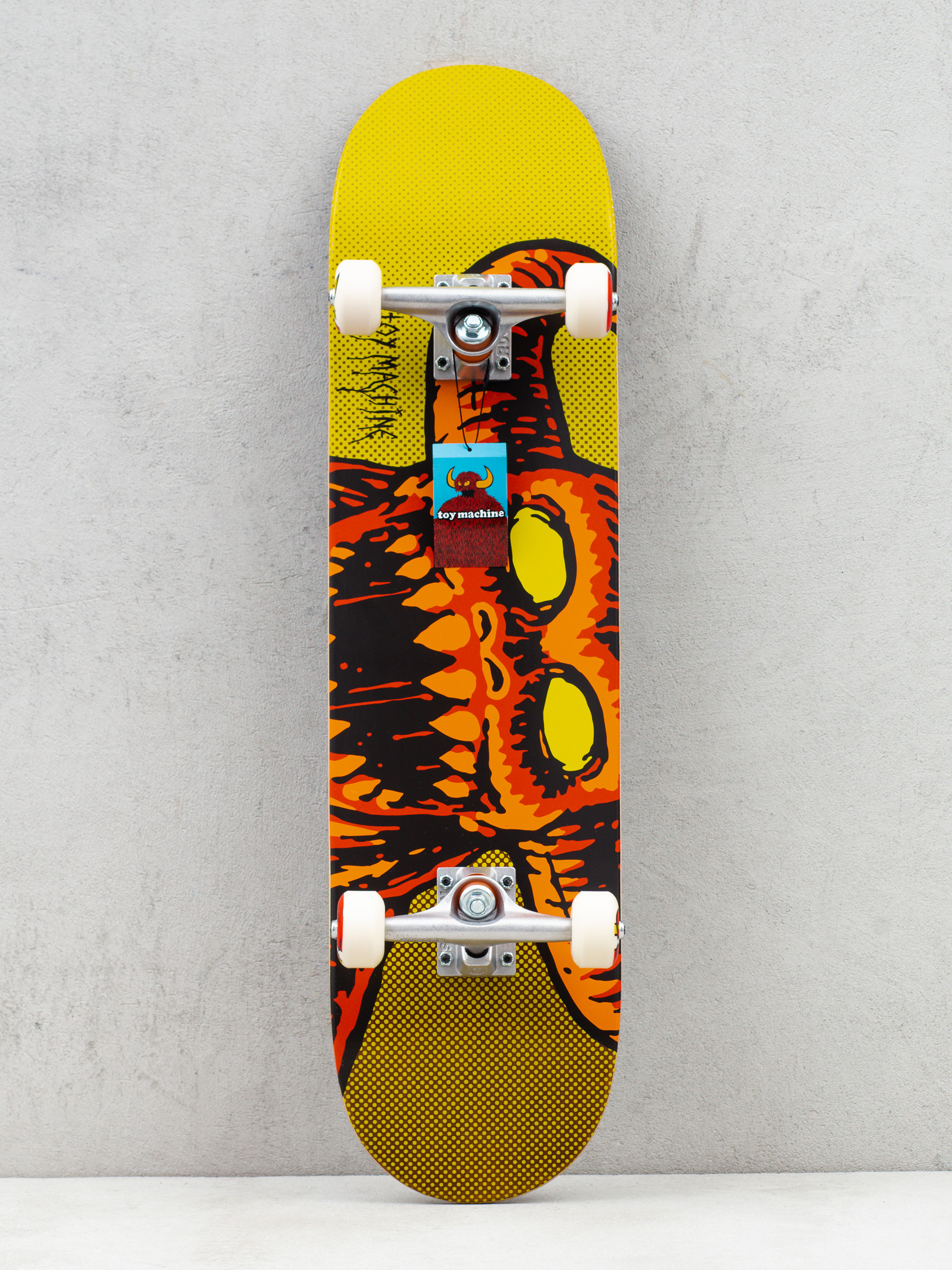 Toy Machine Vice Hellmonster Skateboard (yellow)