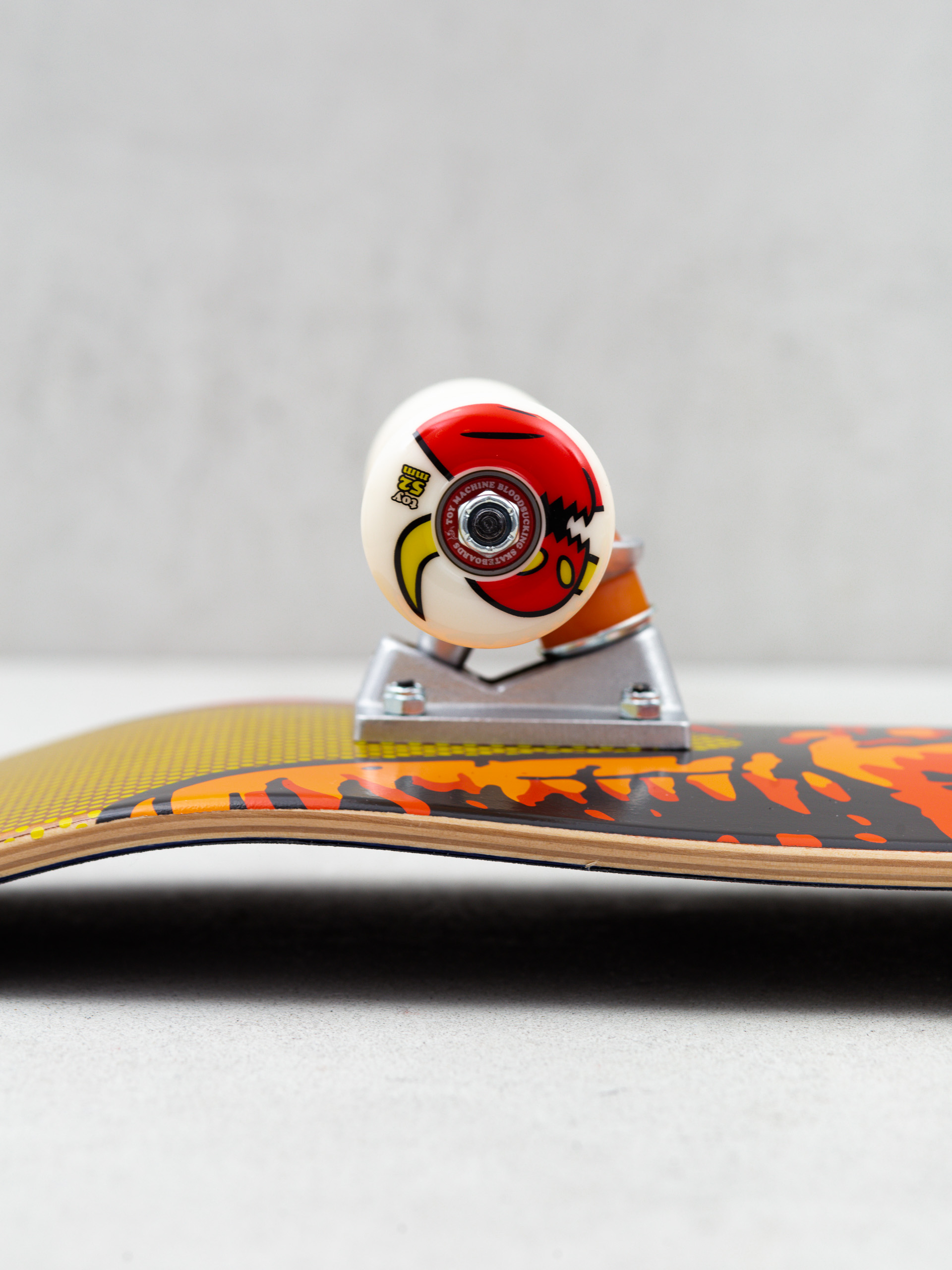 Toy Machine Vice Hellmonster Skateboard (yellow)