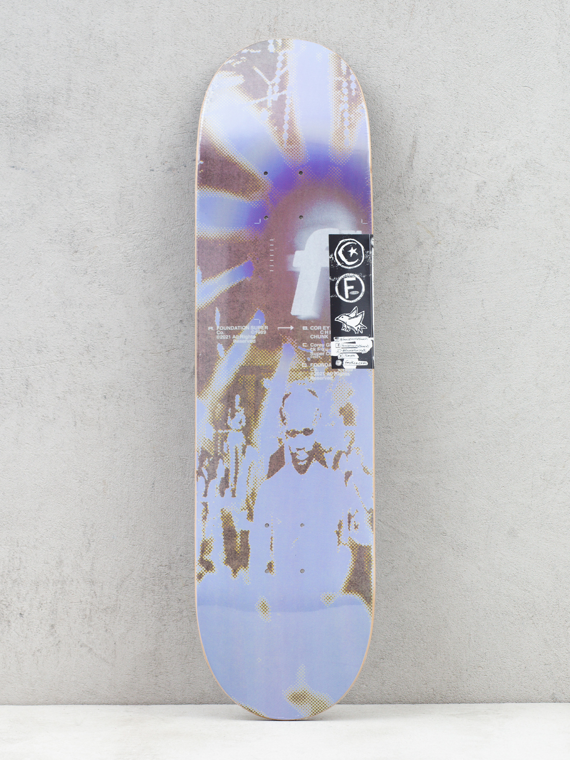 Foundation Glick Chunk Deck (purple)