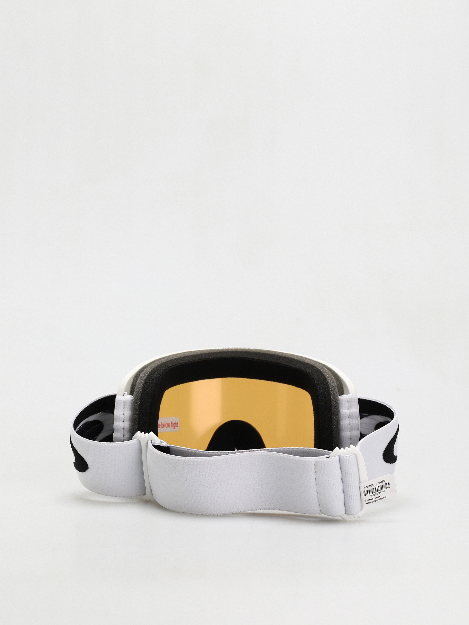 Oakley O Frame 2.0 Pro M Snowboardbrille (matte white/persimmon)