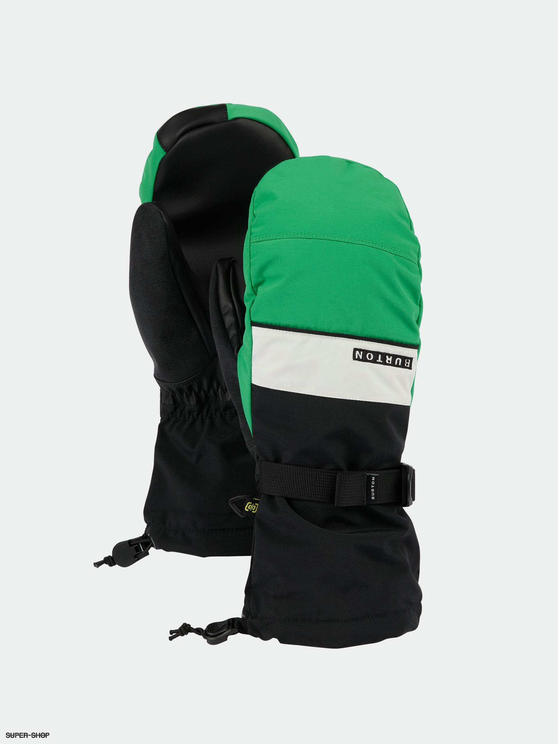 お得セット Black/Clover True Mitten Profile Burton Green/Stout