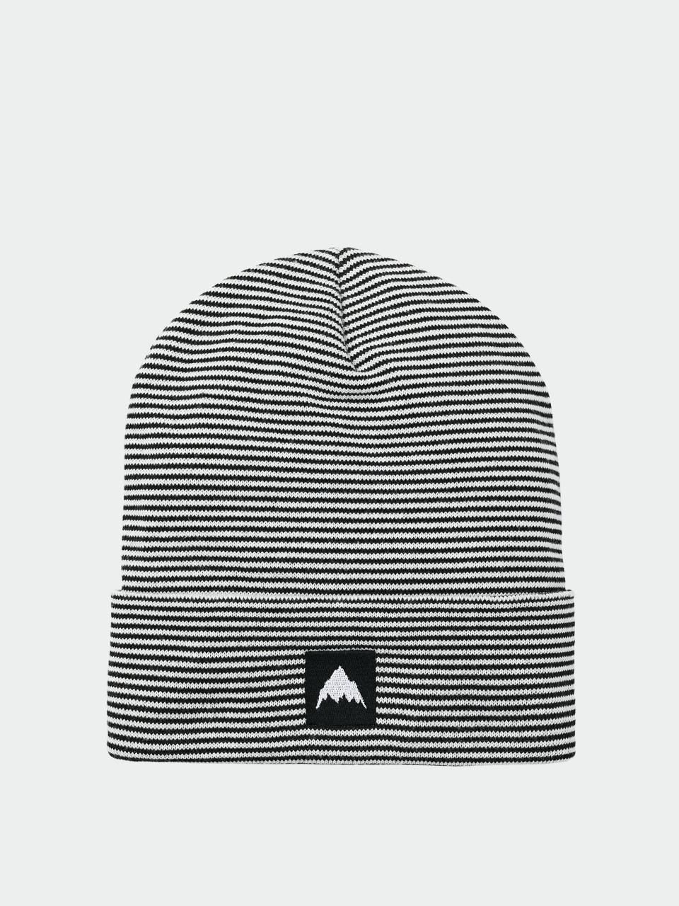 Burton Recycled Stripe Beanie (true black/stout white)