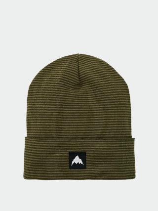 Burton Recycled Stripe Beanie (martini olive/forest night)