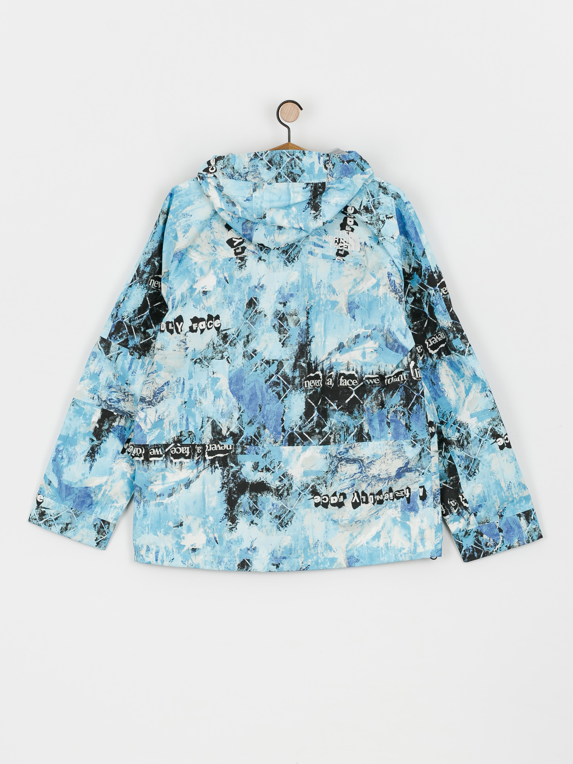 Mens The North Face Printed Dragline Snowboard jacket (norse blue/cole navin/never a face print)