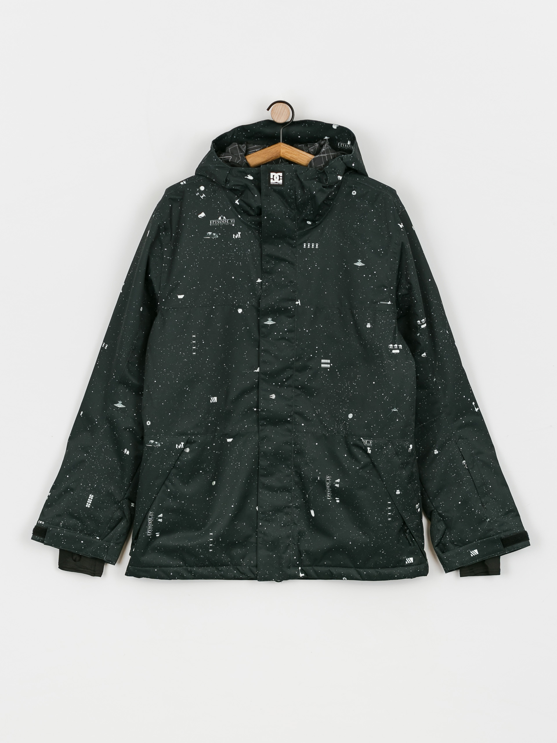 Mens DC X Star Wars Defy Snowboard jacket (black/yellow)